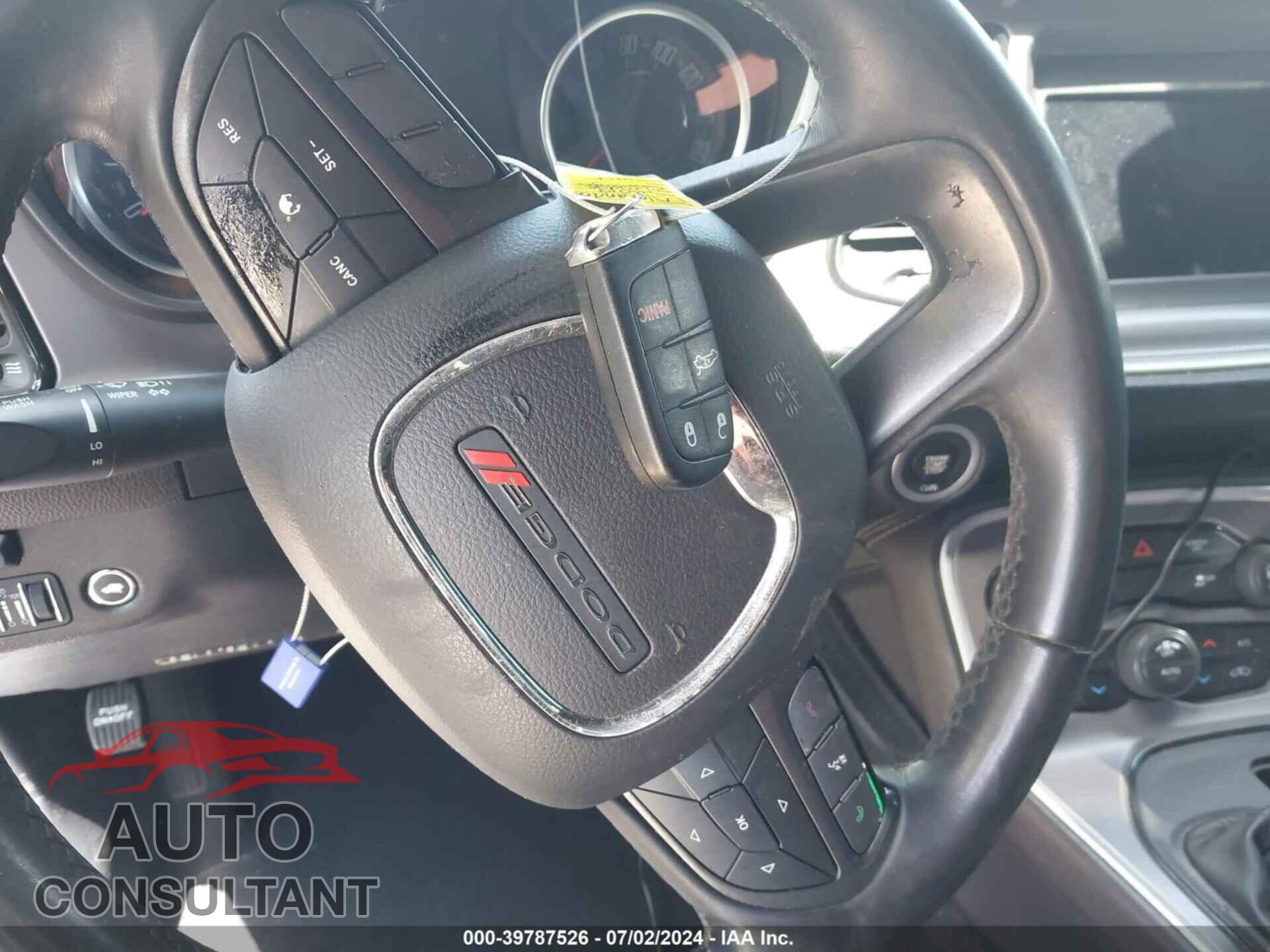 DODGE CHALLENGER 2019 - 2C3CDZAG8KH605212