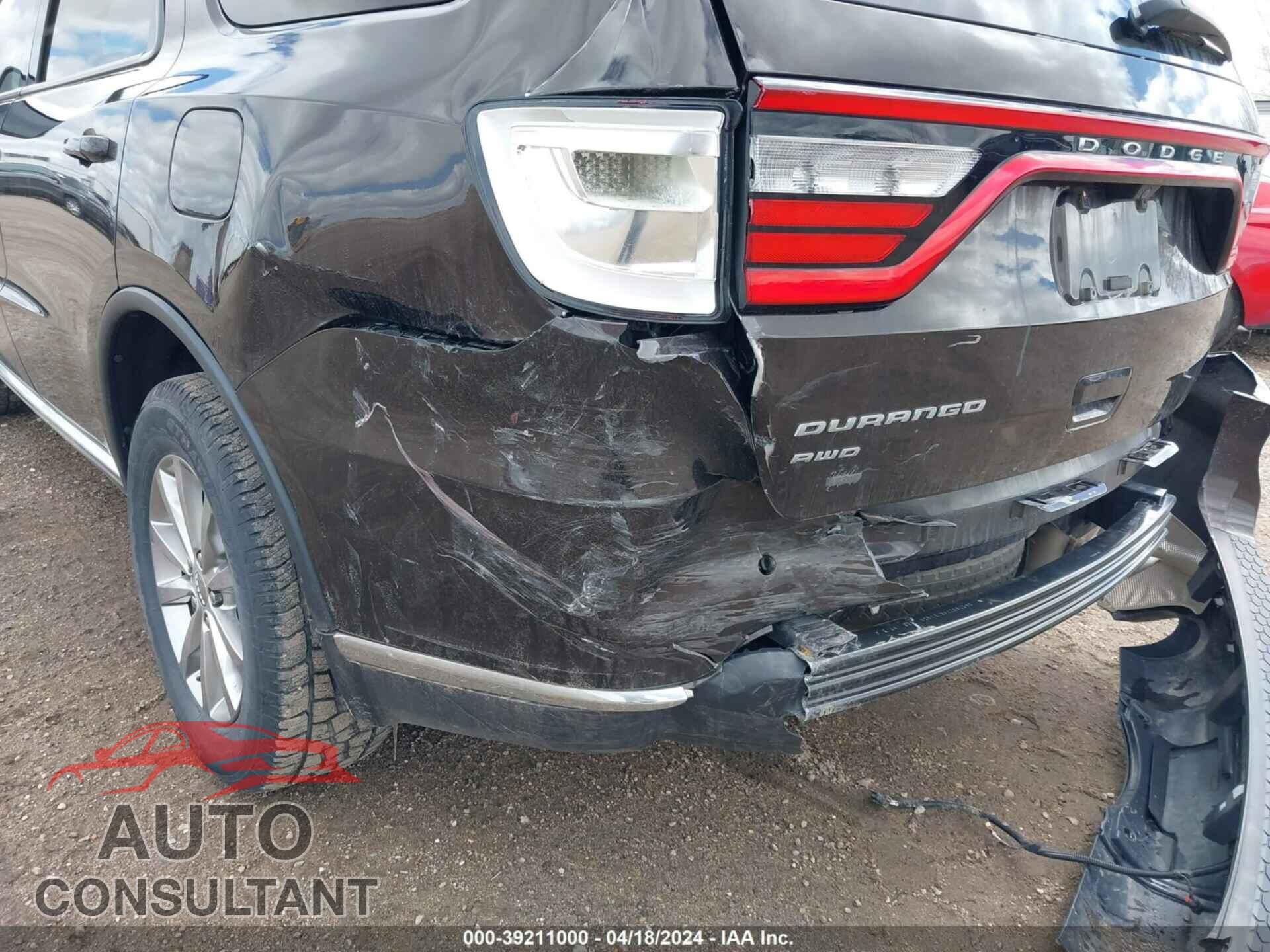 DODGE DURANGO 2017 - 1C4RDJAG6HC824026