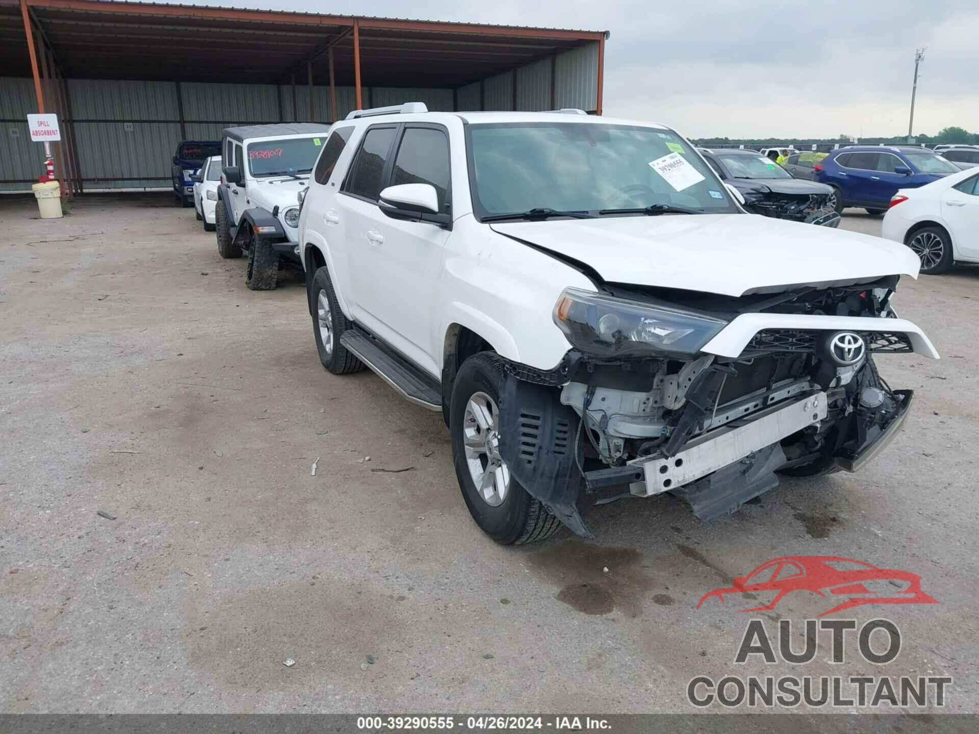 TOYOTA 4RUNNER 2016 - JTEZU5JR6G5131996