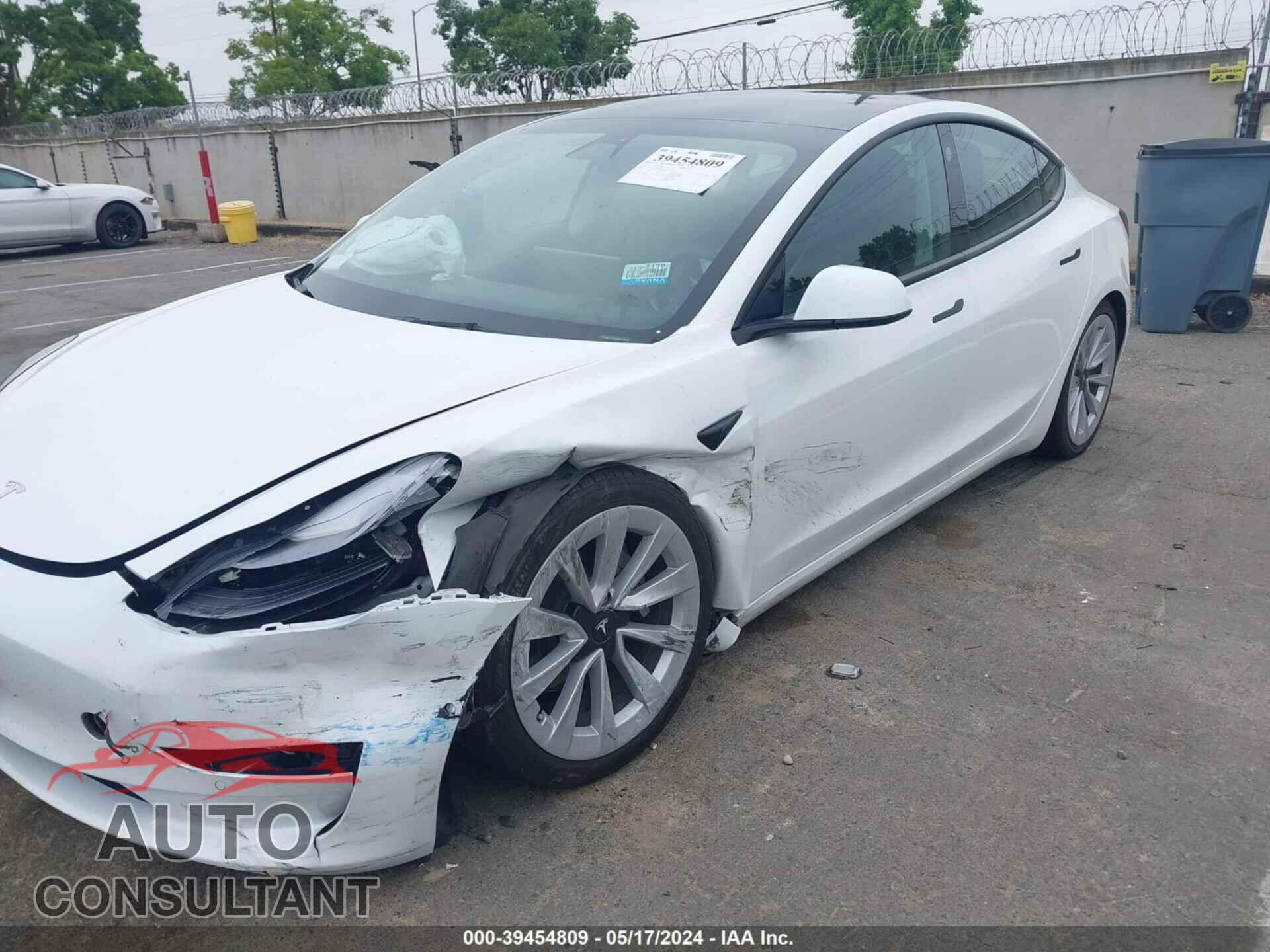 TESLA MODEL 3 2022 - 5YJ3E1EA3NF143006