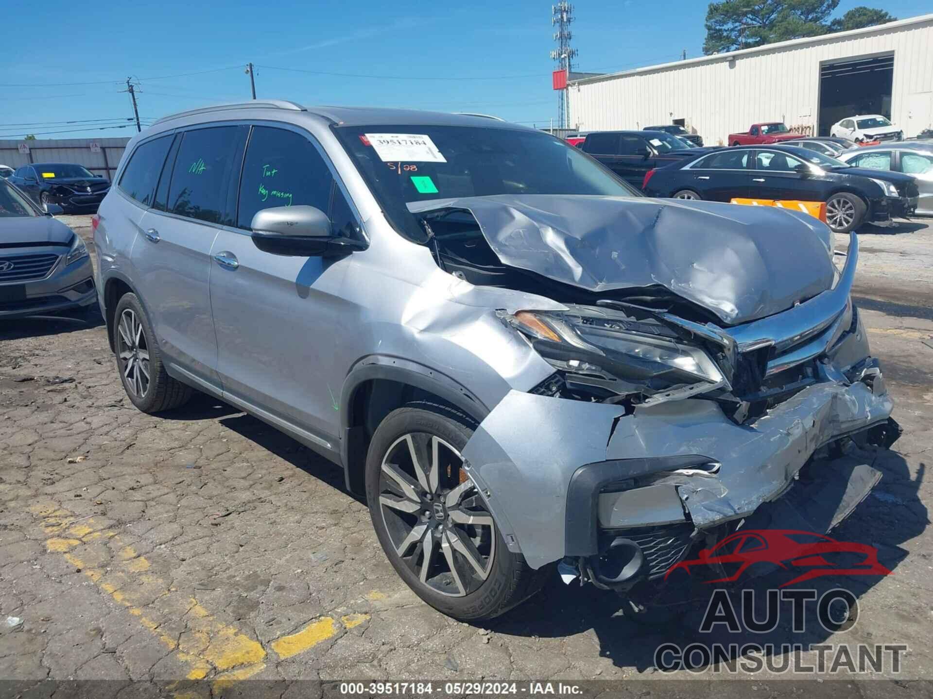 HONDA PILOT 2019 - 5FNYF6H07KB028908