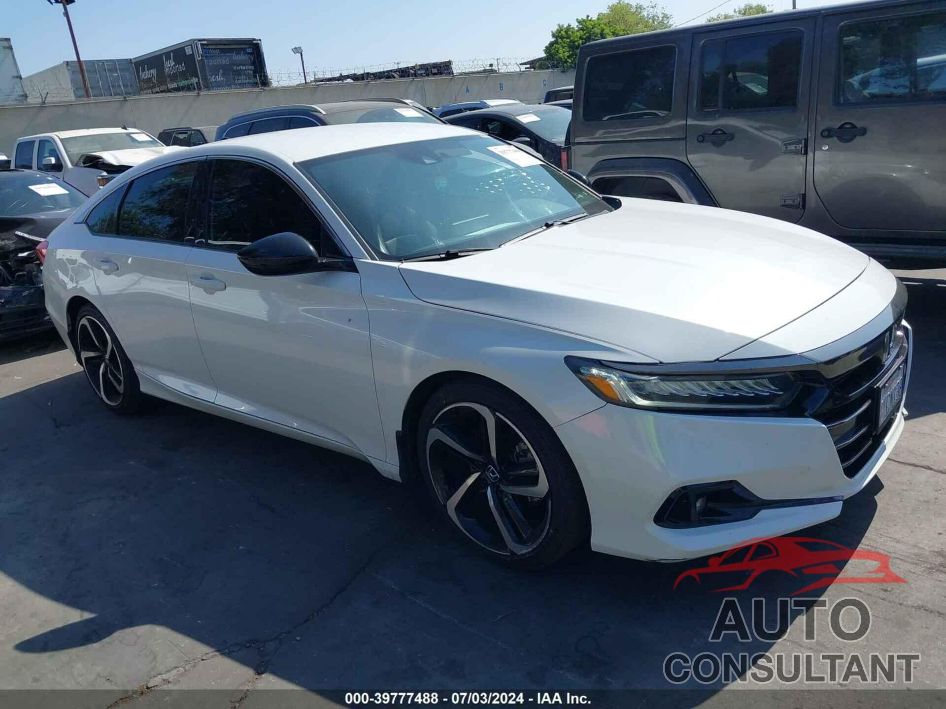 HONDA ACCORD 2021 - 1HGCV1F32MA105744