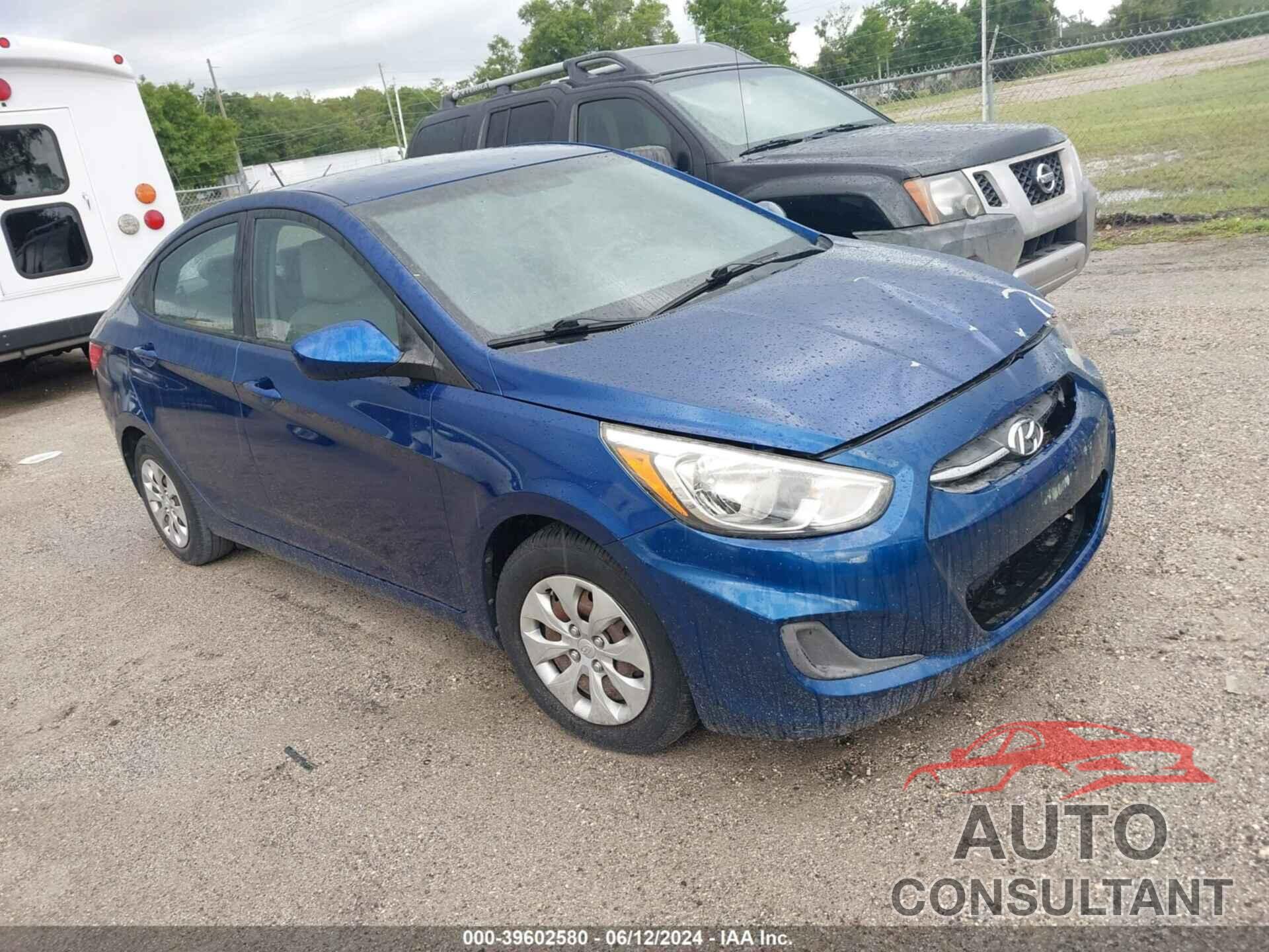 HYUNDAI ACCENT 2016 - KMHCT4AEXGU019935