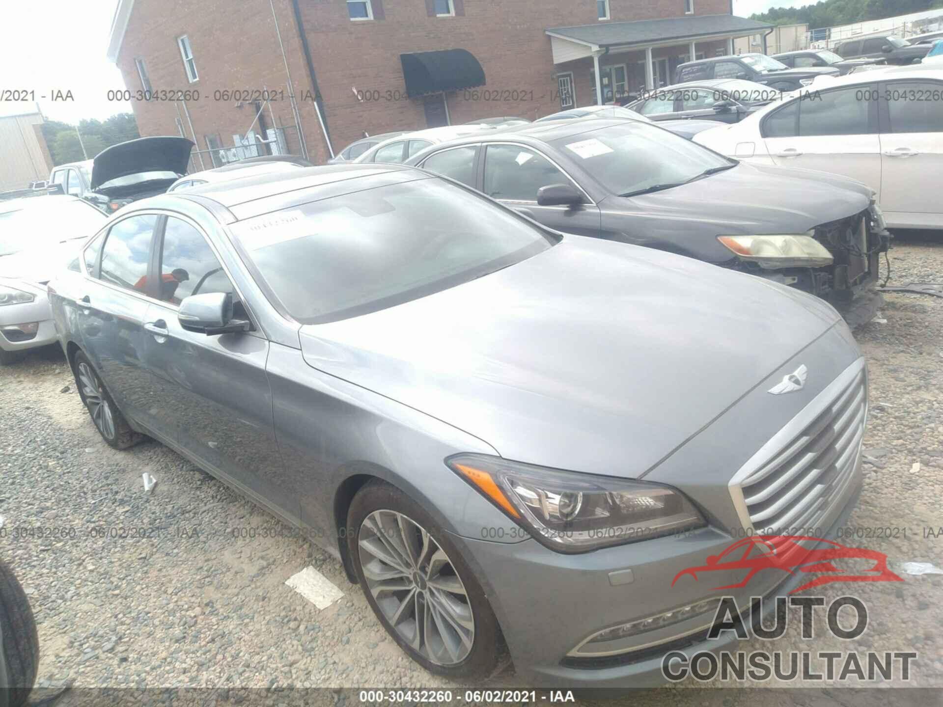 HYUNDAI GENESIS 2016 - KMHGN4JE9GU116832