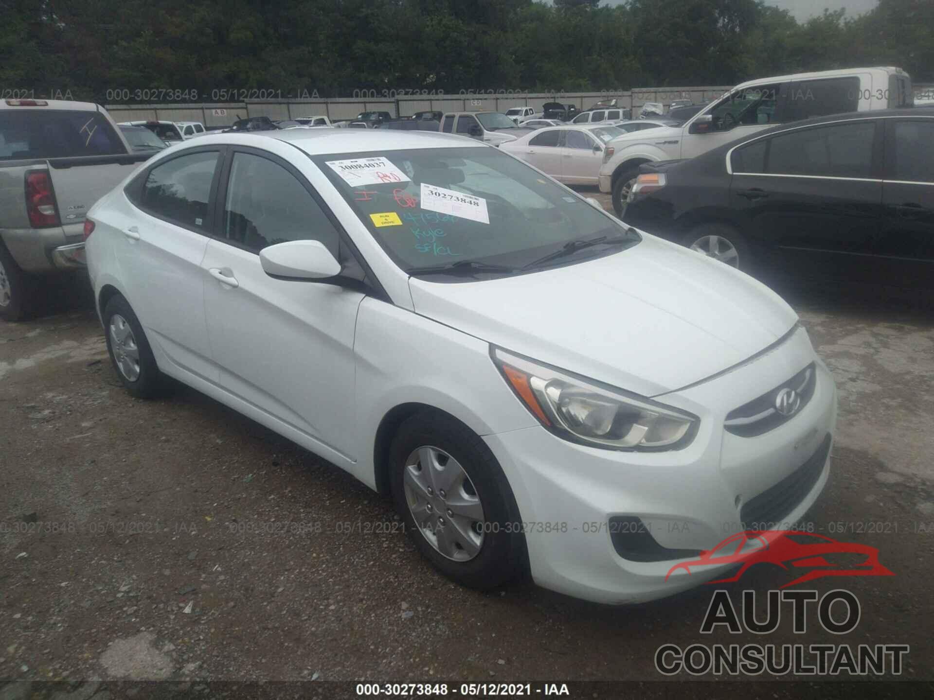 HYUNDAI ACCENT 2016 - KMHCT4AE2GU985583