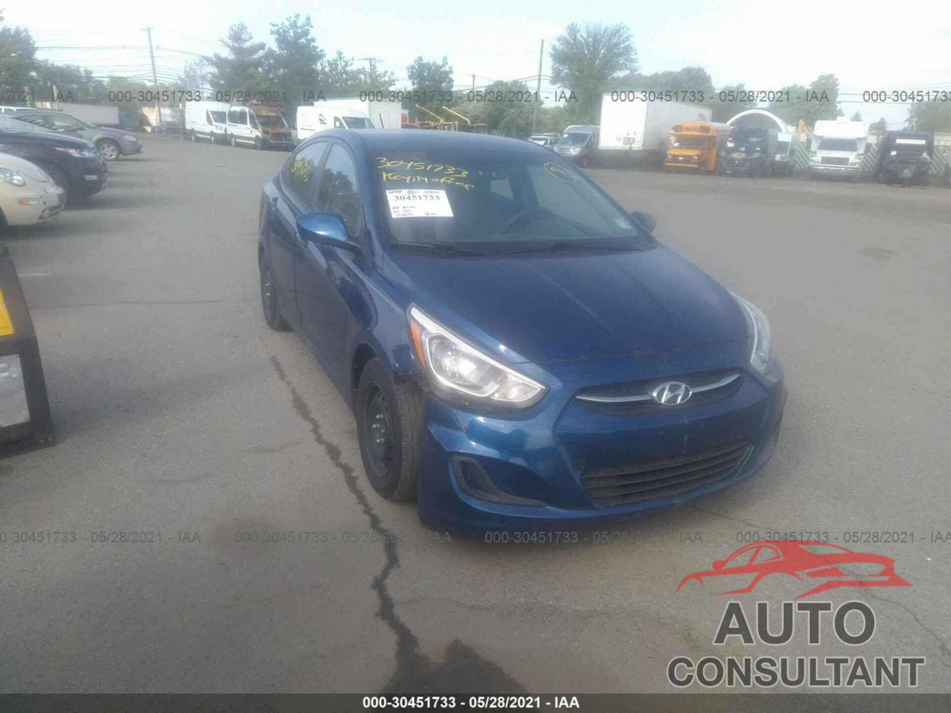 HYUNDAI ACCENT 2016 - KMHCT4AE6GU041981