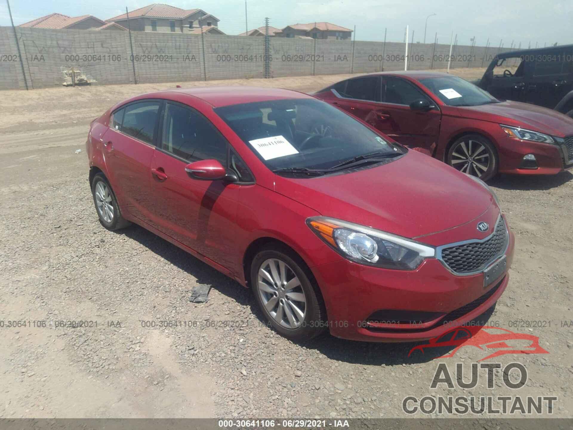 KIA FORTE 2016 - KNAFX4A65G5542768