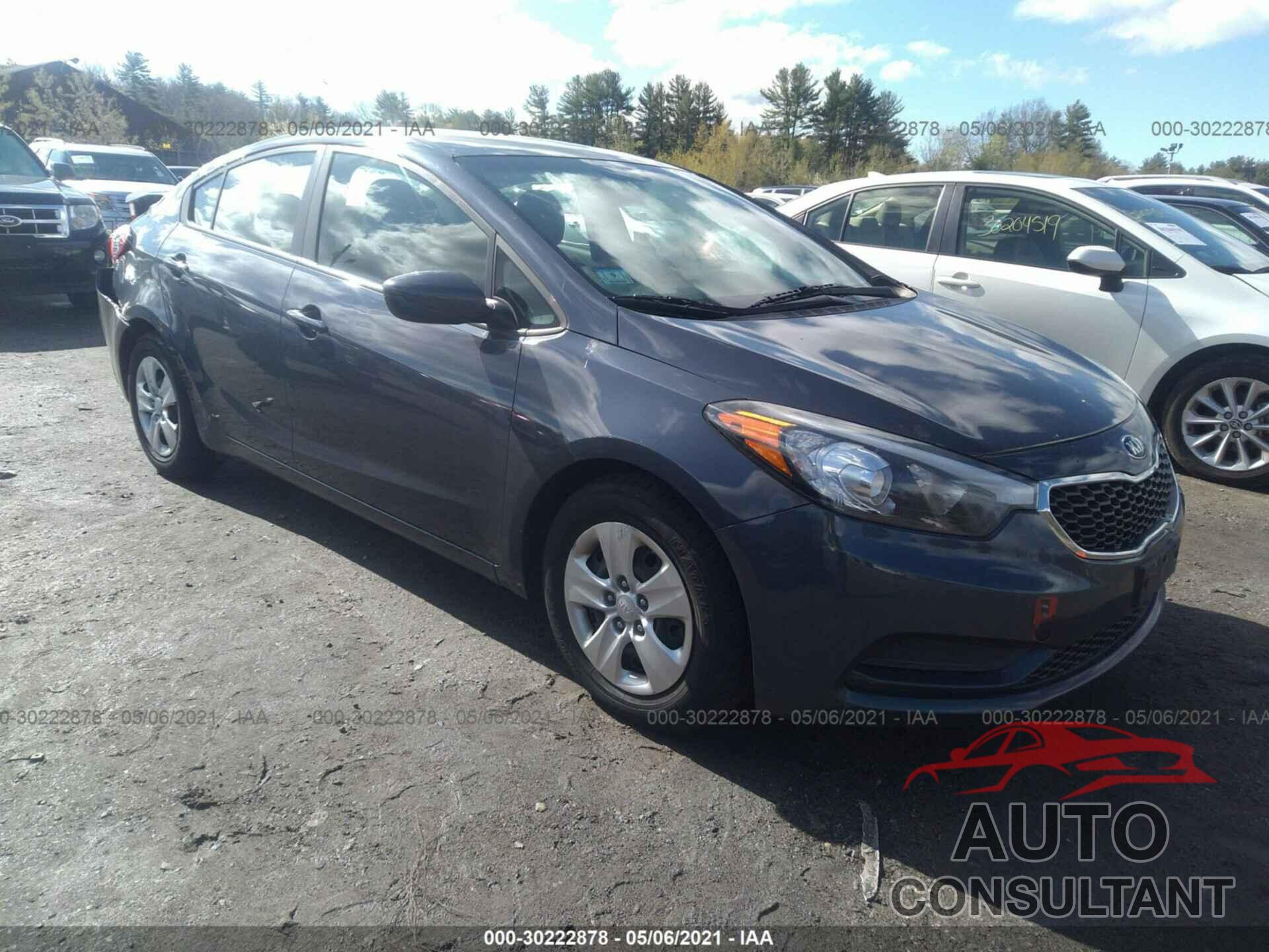 KIA FORTE 2016 - KNAFK4A60G5478136