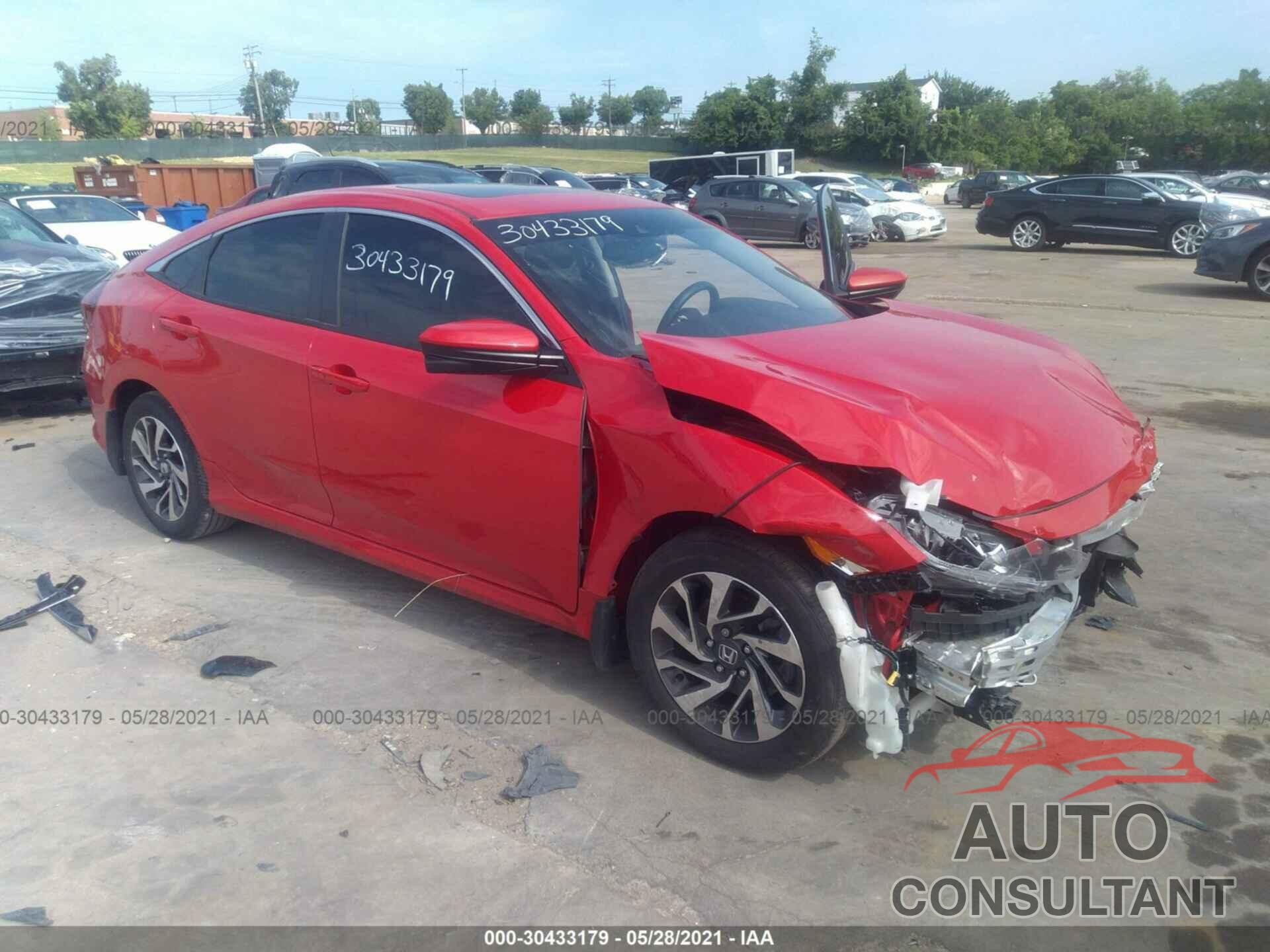 HONDA CIVIC SEDAN 2016 - 2HGFC2F83GH575954