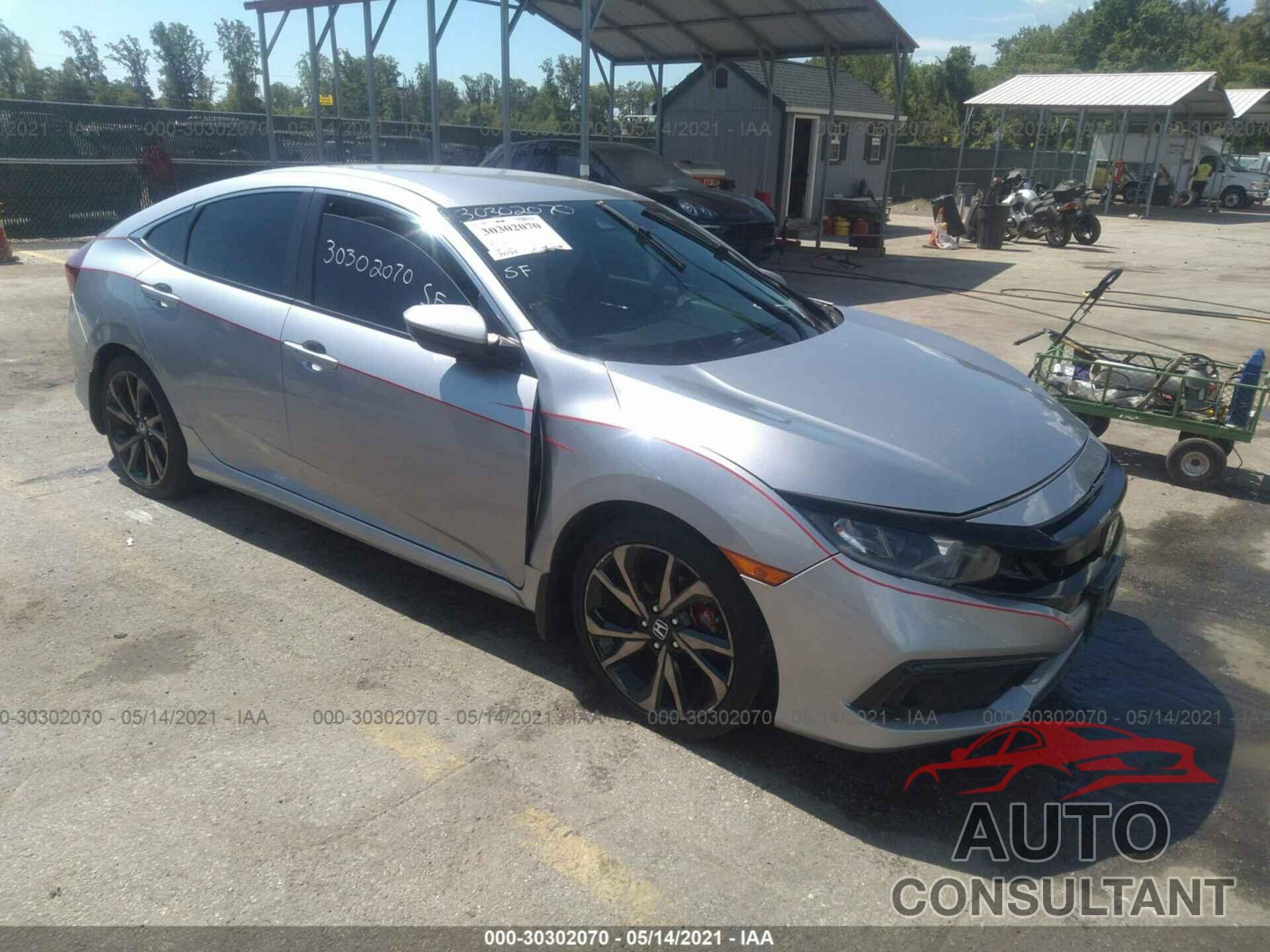 HONDA CIVIC SEDAN 2019 - 2HGFC2F86KH551141