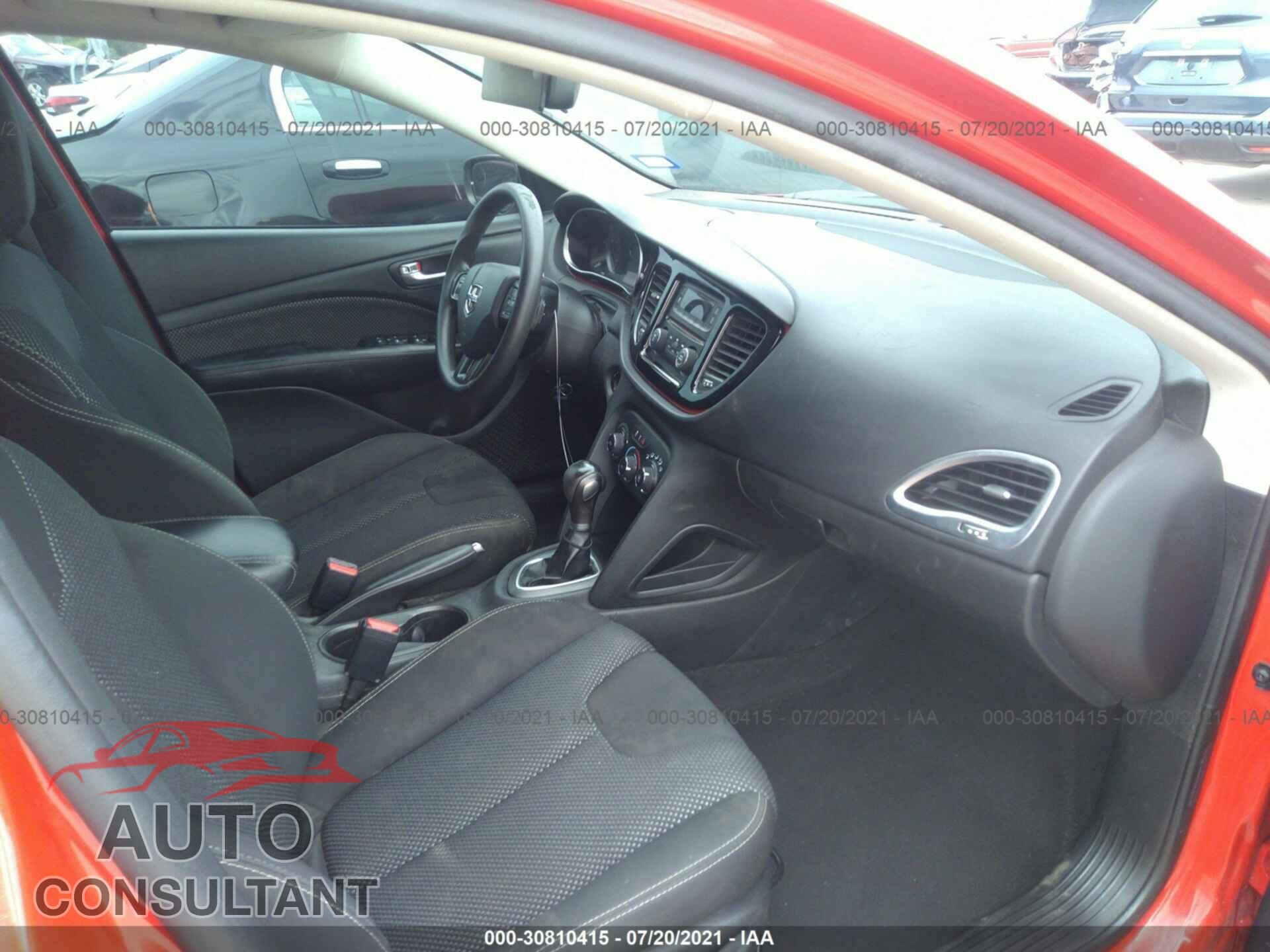 DODGE DART 2016 - 1C3CDFBB4GD667597