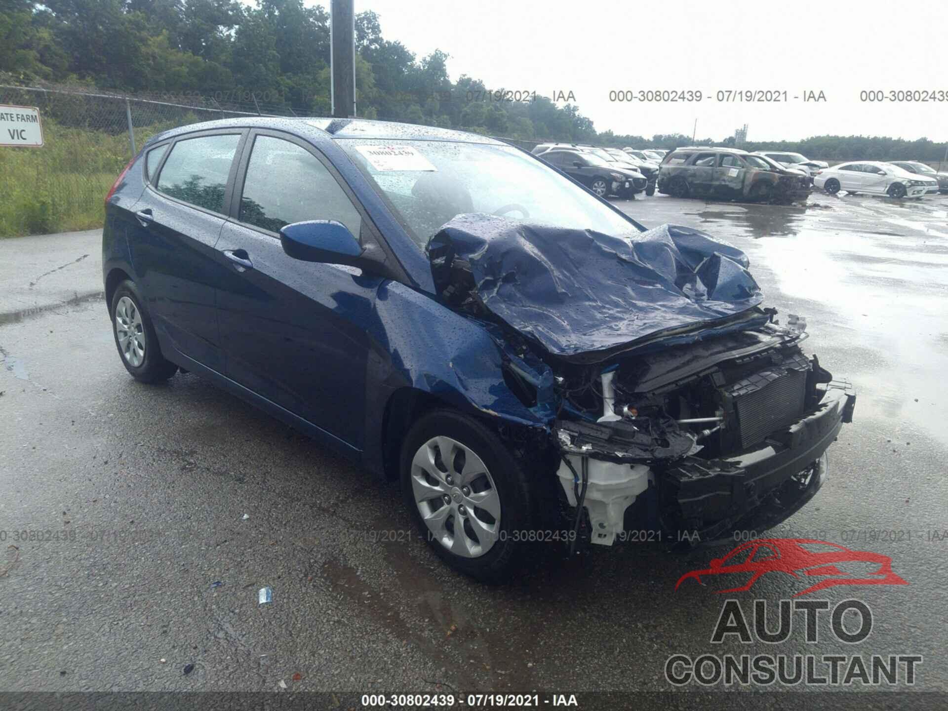 HYUNDAI ACCENT 2017 - KMHCT5AE8HU339634