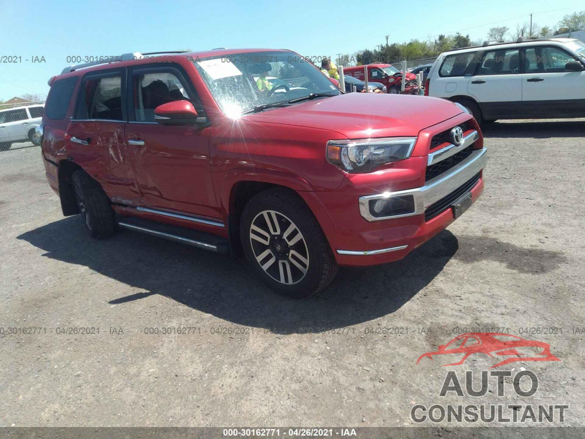 TOYOTA 4RUNNER 2016 - JTEBU5JR9G5347214