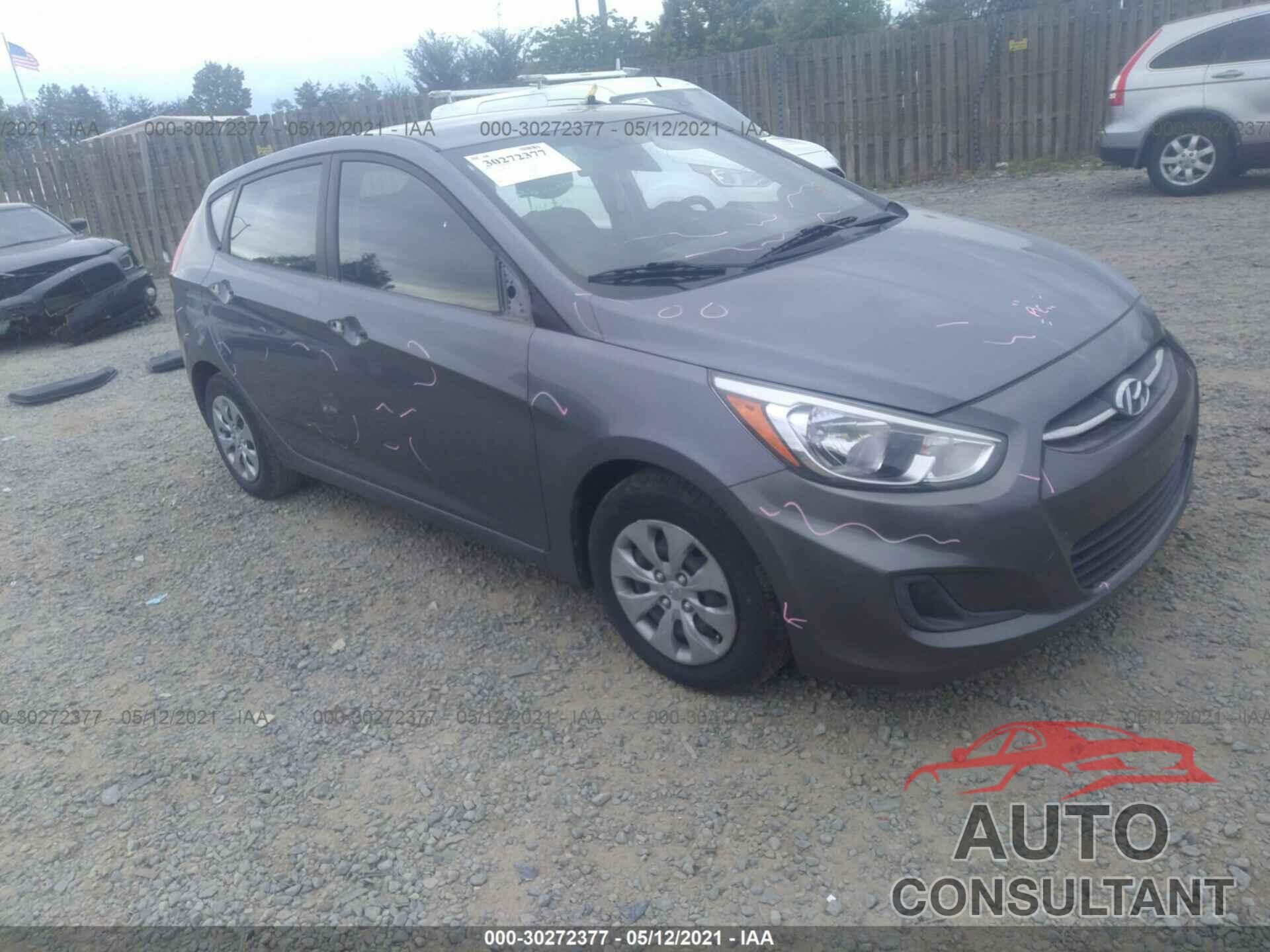 HYUNDAI ACCENT 2017 - KMHCT5AE9HU316010