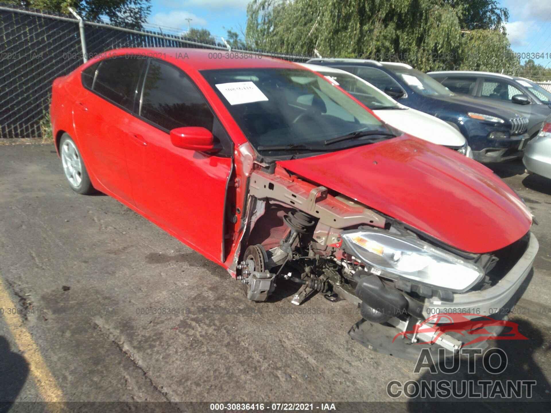 DODGE DART 2016 - 1C3CDFAAXGD736964