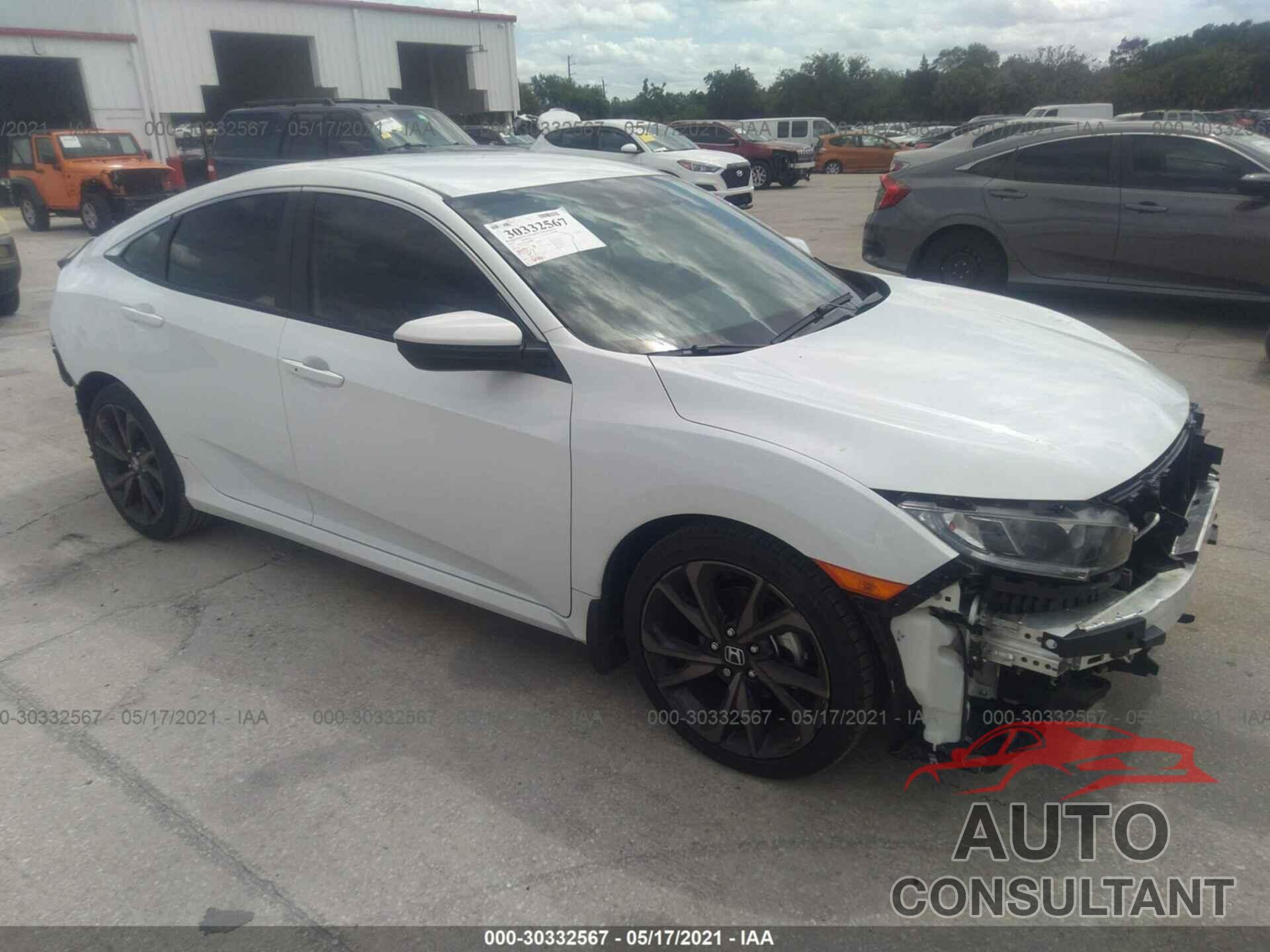 HONDA CIVIC SEDAN 2020 - 19XFC2F85LE018290