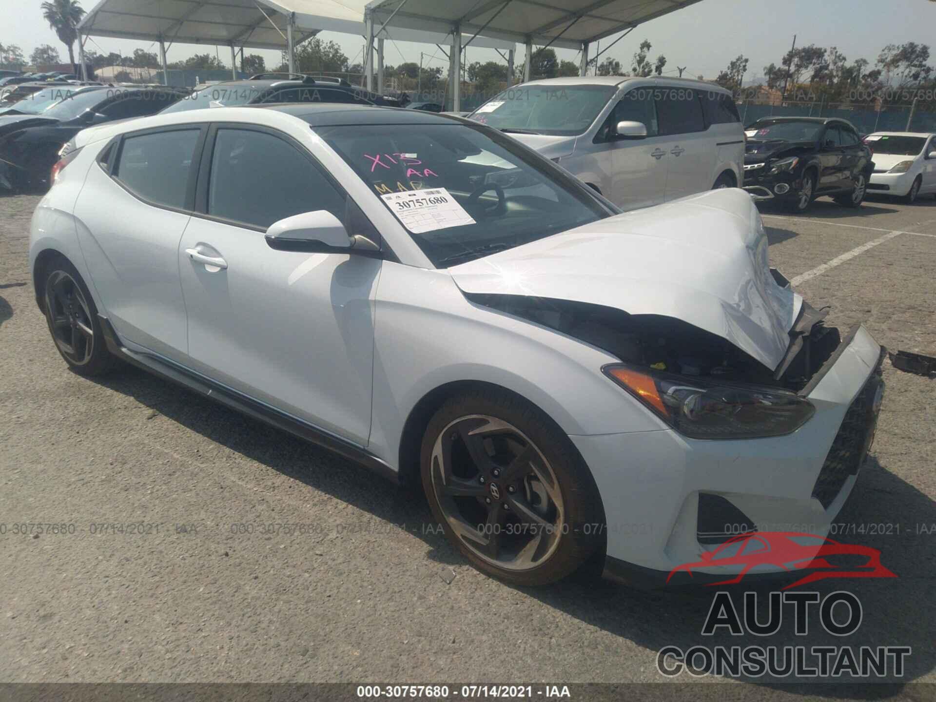 HYUNDAI VELOSTER 2019 - KMHTH6AB7KU009312