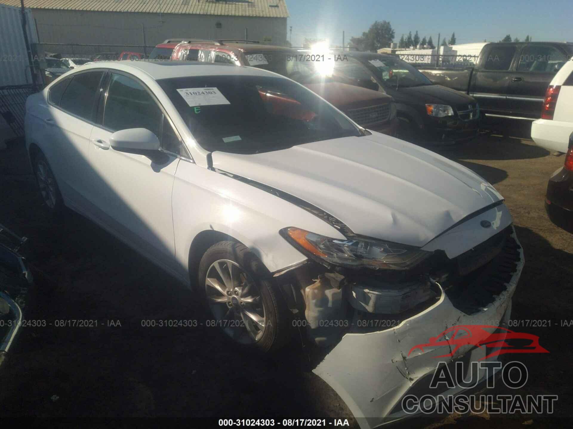 FORD FUSION 2017 - 3FA6P0LU8HR258417