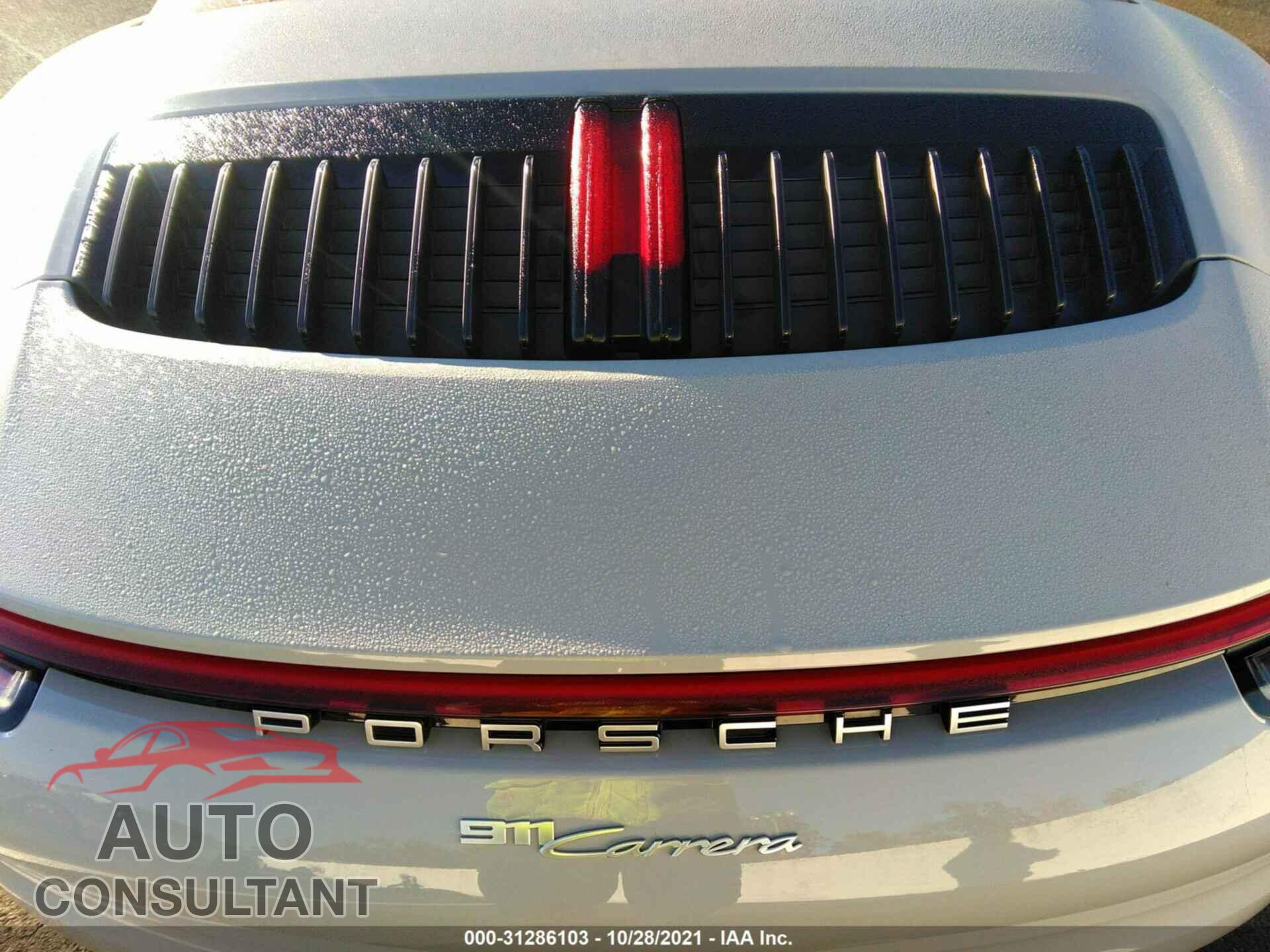 PORSCHE 911 2020 - WP0CA2A92LS251839