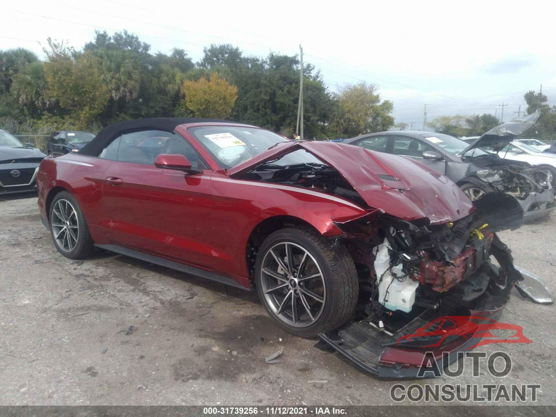 FORD MUSTANG 2019 - 1FATP8UH0K5187503