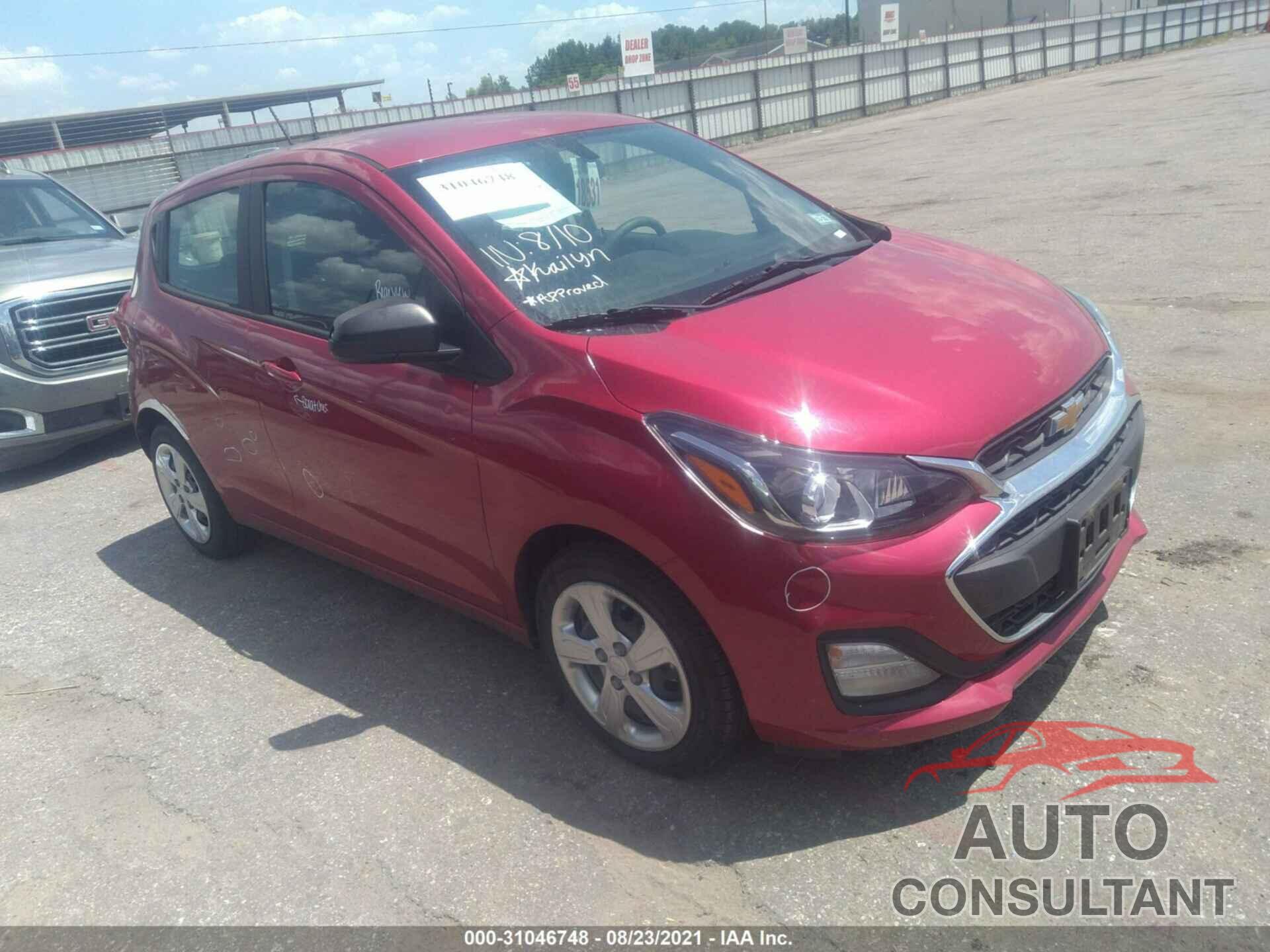 CHEVROLET SPARK 2019 - KL8CB6SA4KC743478
