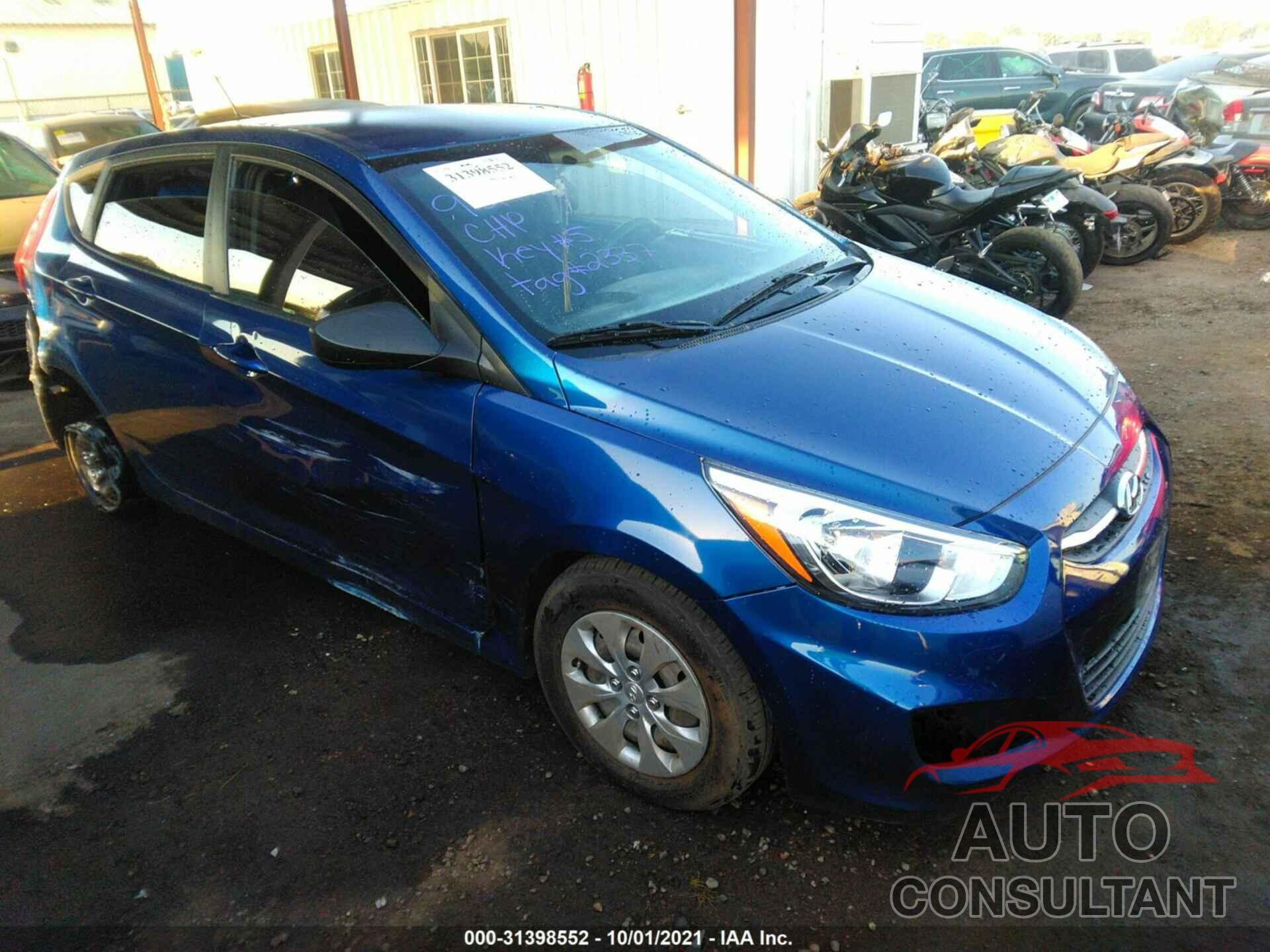 HYUNDAI ACCENT 2016 - KMHCT5AE4GU263313