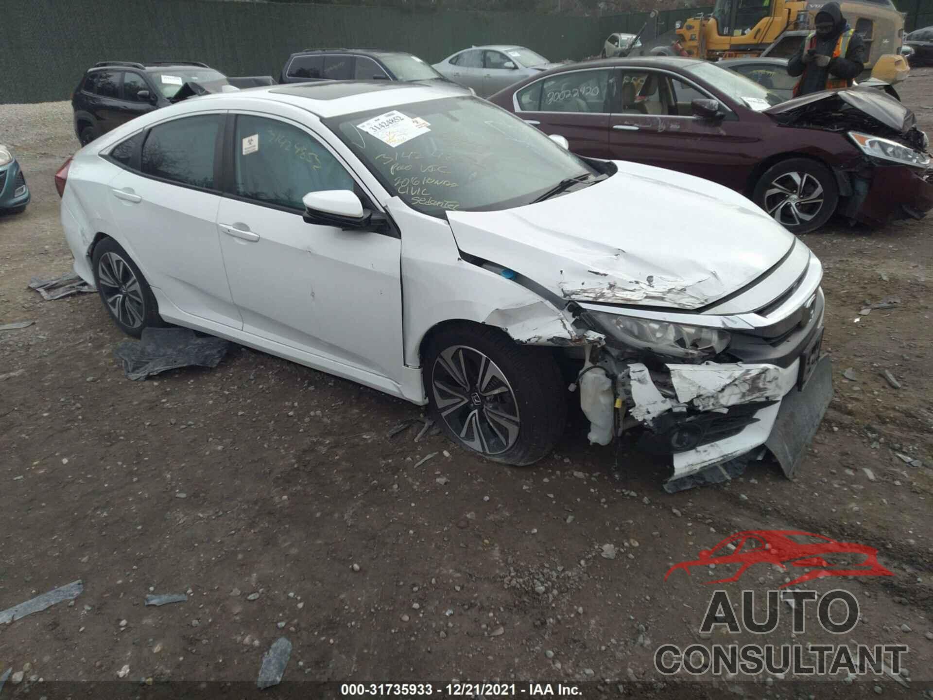 HONDA CIVIC SEDAN 2016 - 2HGFC1F74GH649139