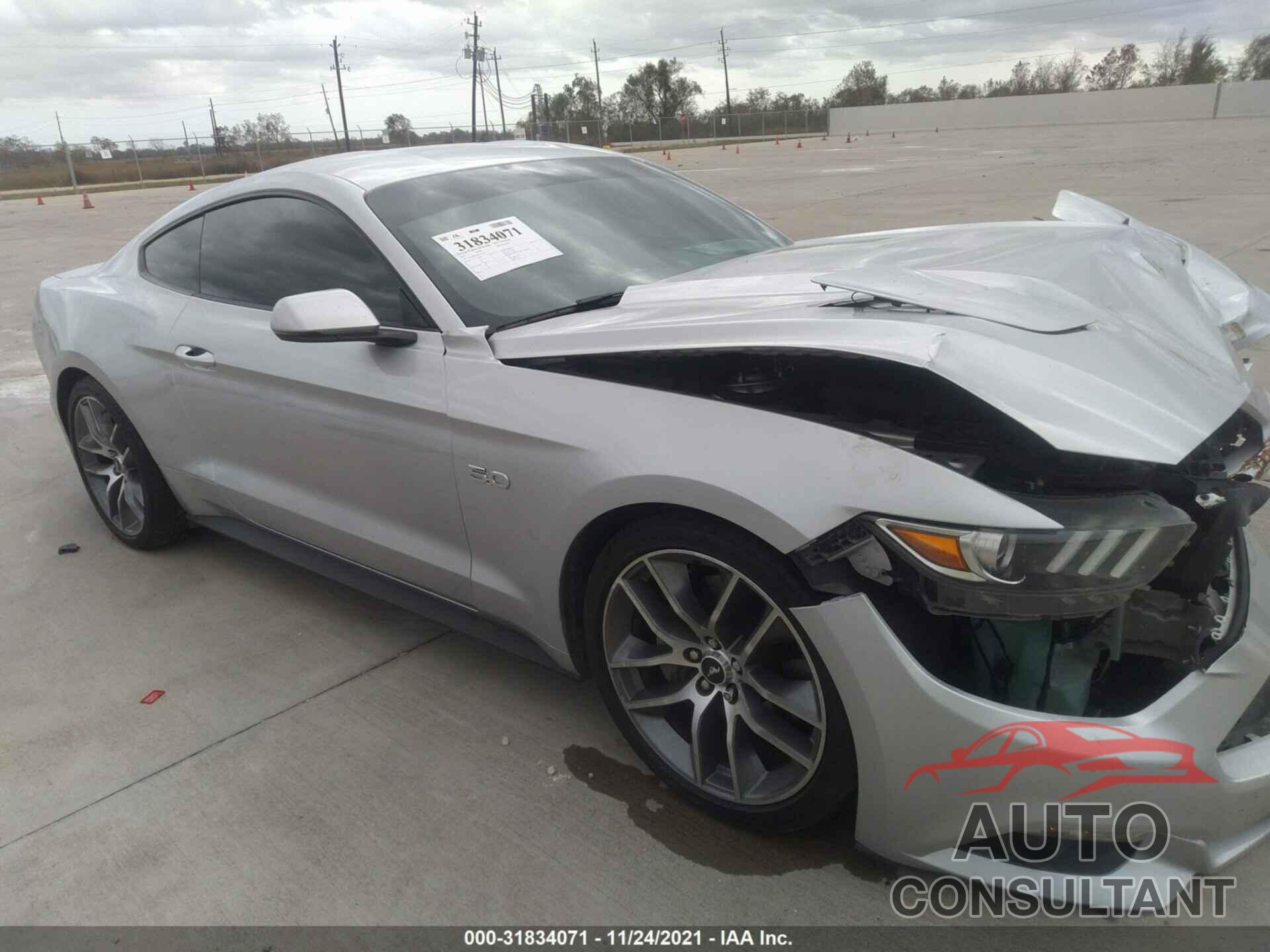 FORD MUSTANG 2017 - 1FA6P8CF8H5237229