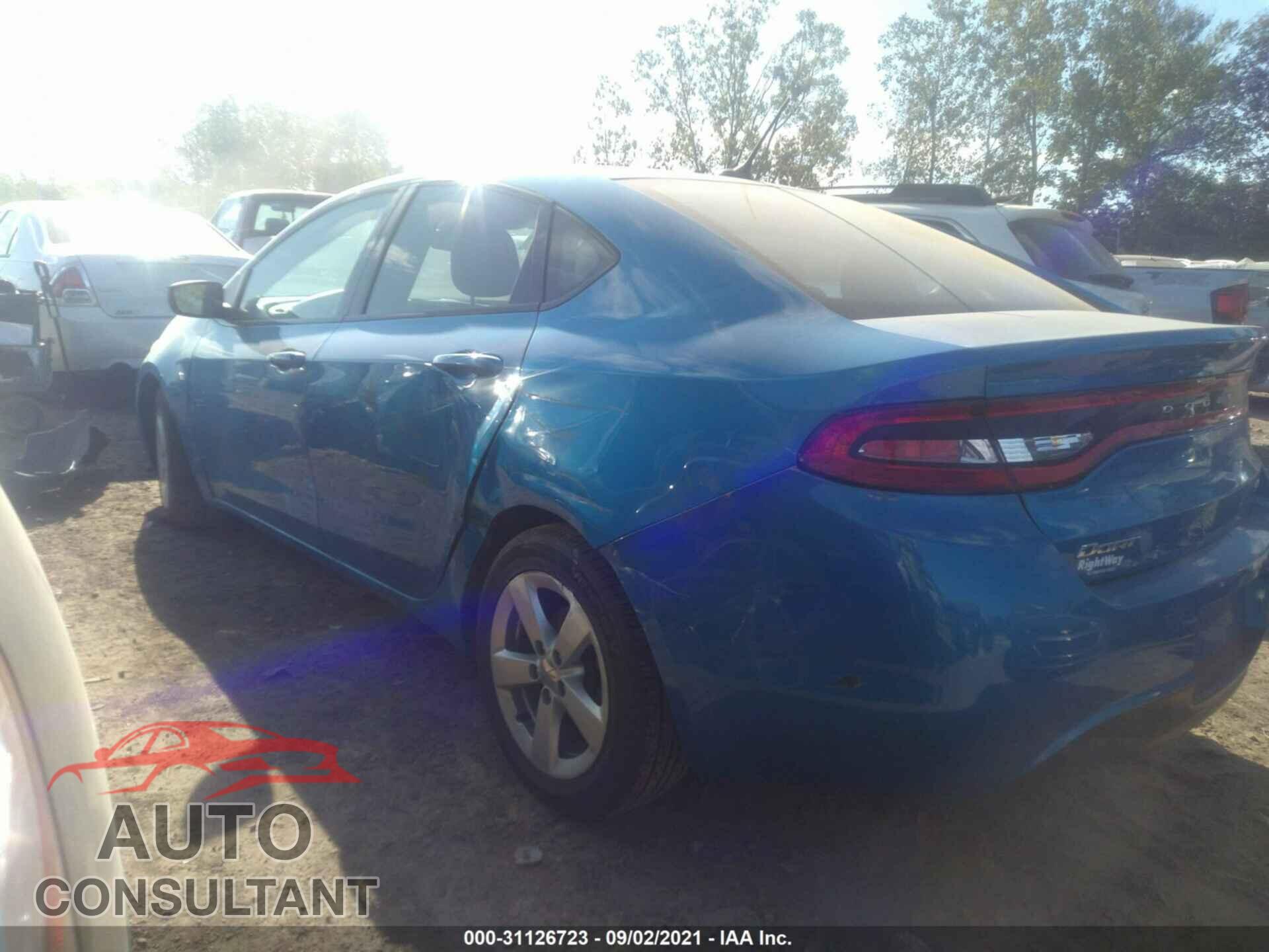DODGE DART 2016 - 1C3CDFBB4GD551090