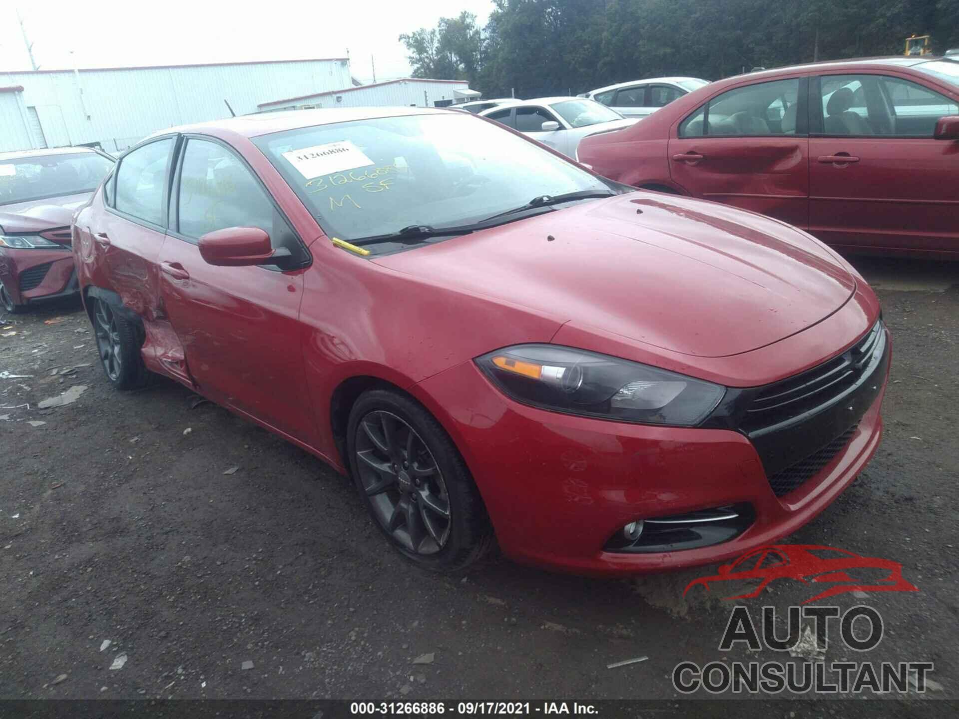 DODGE DART 2016 - 1C3CDFBB1GD516894