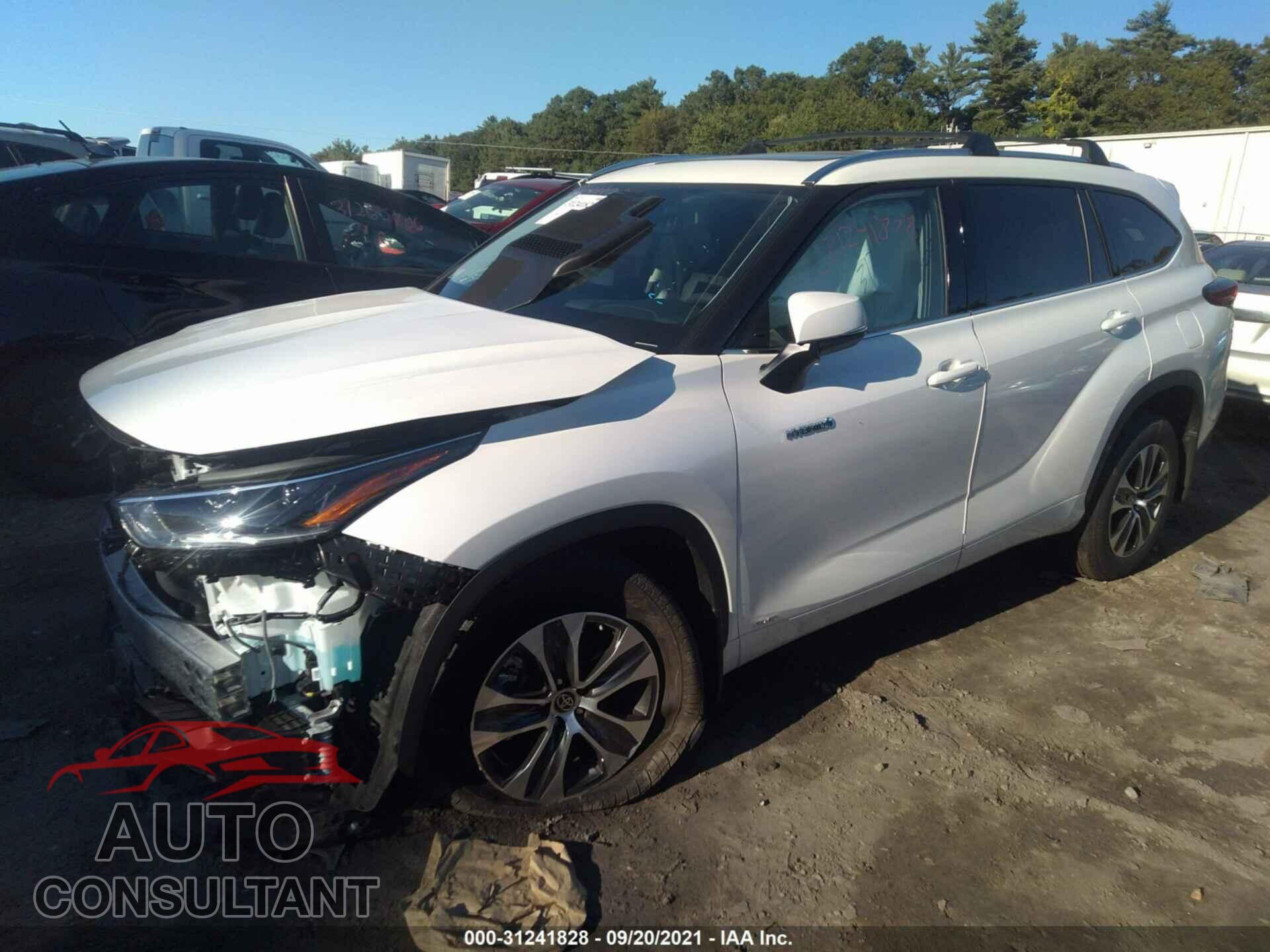 TOYOTA HIGHLANDER 2021 - 5TDGBRCH0MS047885