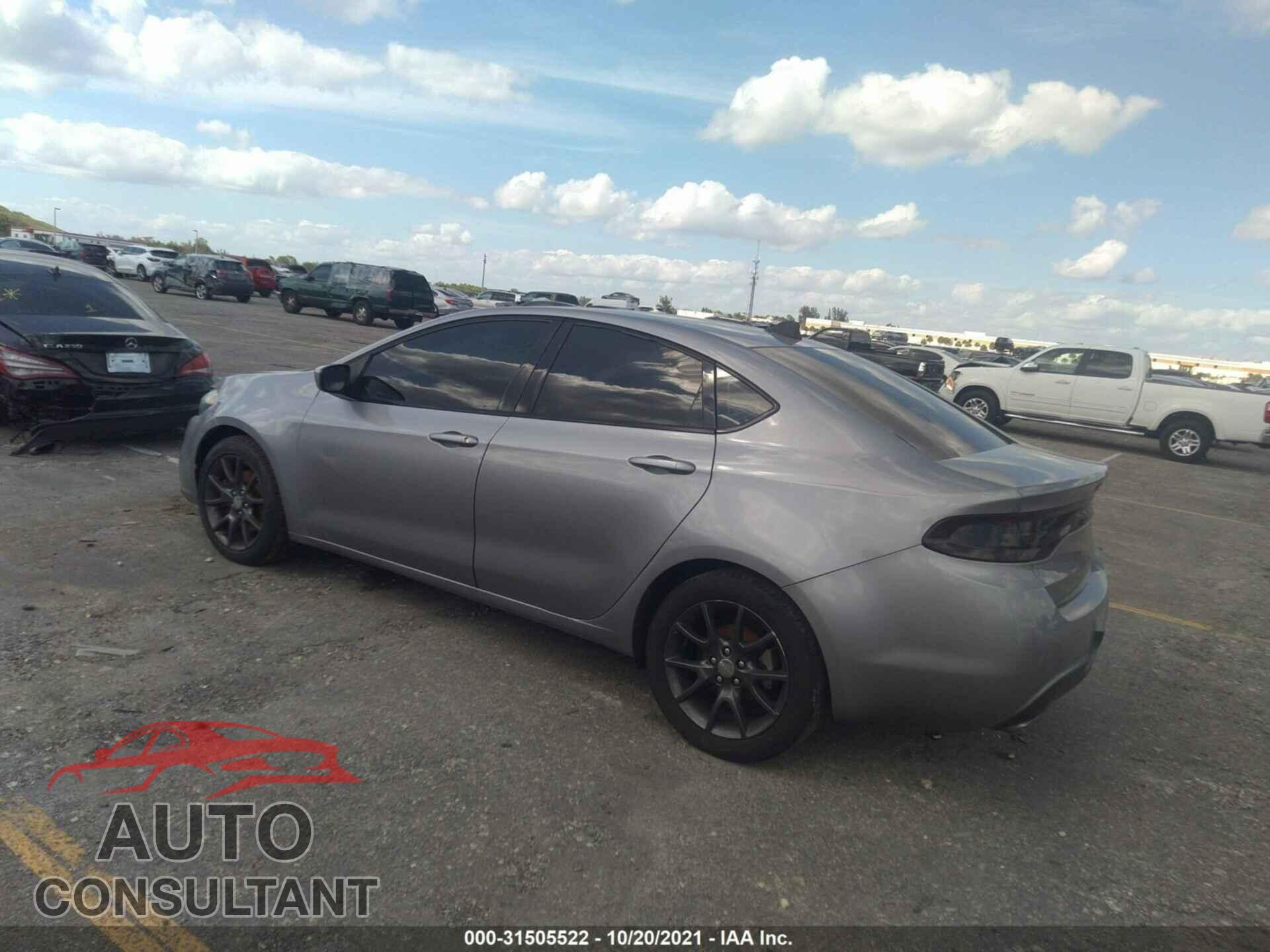 DODGE DART 2016 - 1C3CDFBBXGD643868