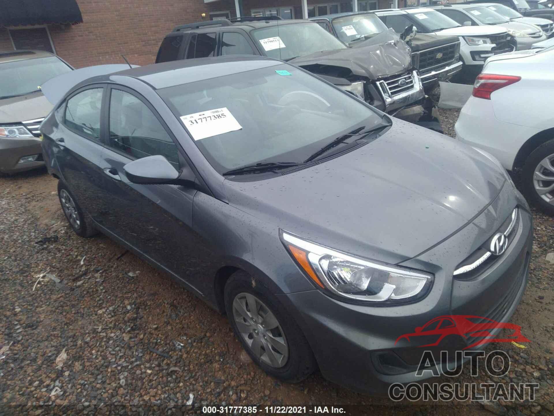 HYUNDAI ACCENT 2017 - KMHCT4AE8HU331995