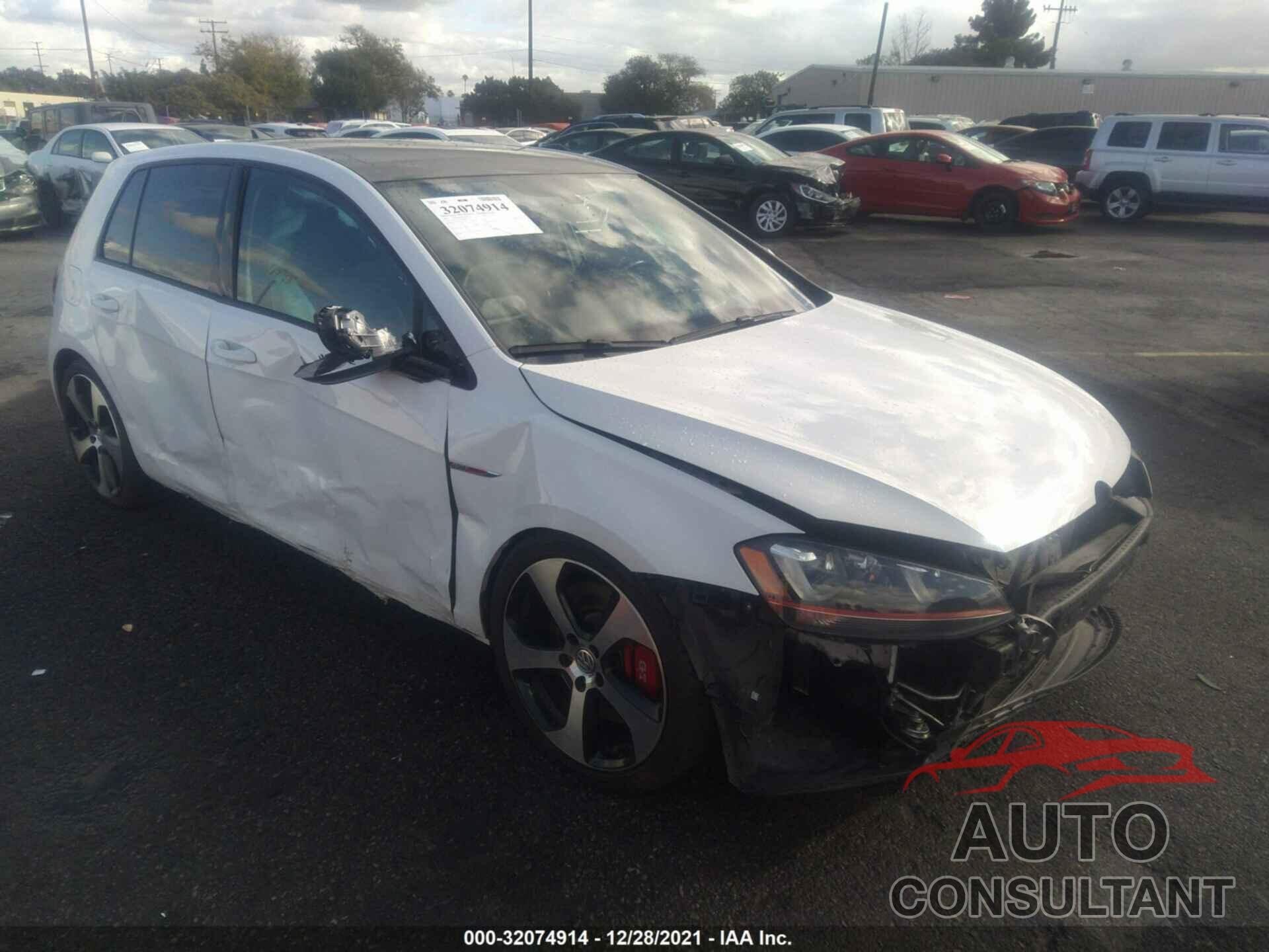 VOLKSWAGEN GOLF GTI 2017 - 3VW447AU3HM053507