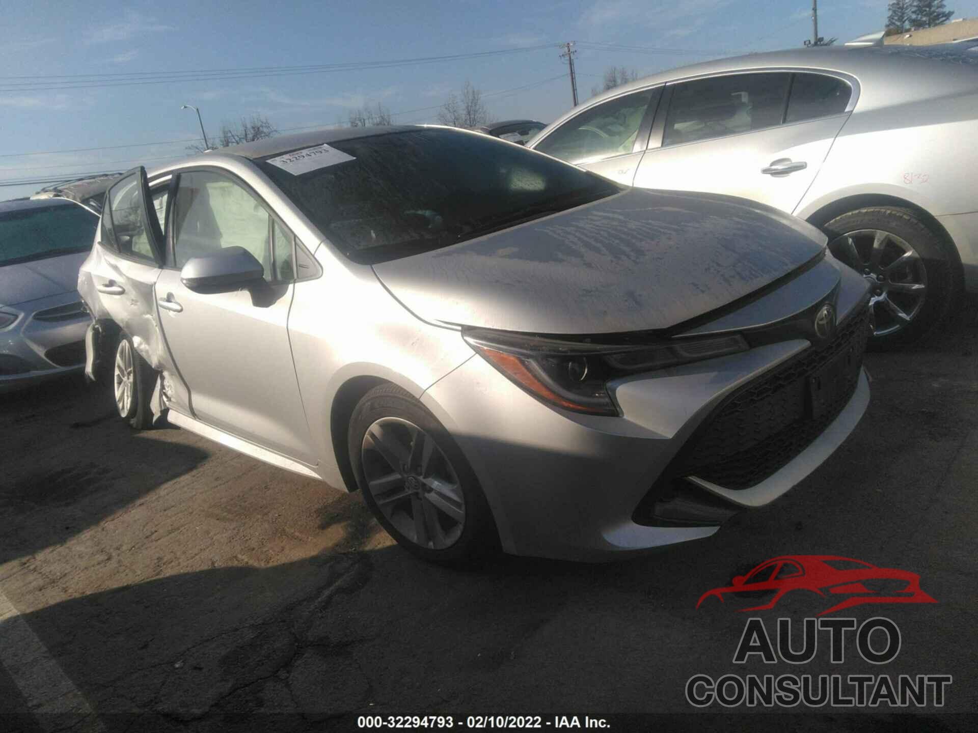 TOYOTA COROLLA HATCHBACK 2019 - JTNK4RBE2K3064824