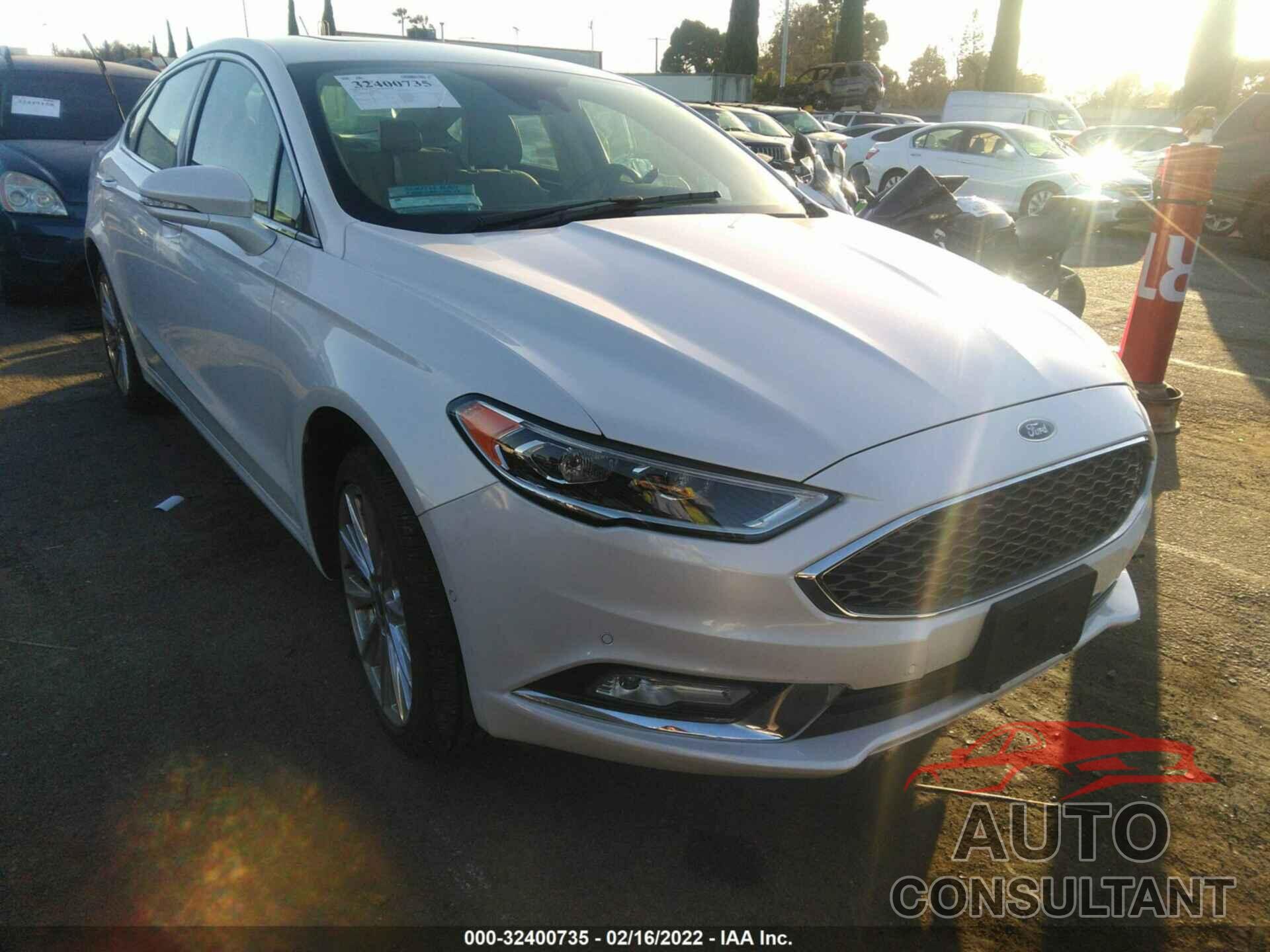 FORD FUSION 2017 - 3FA6P0K94HR141690