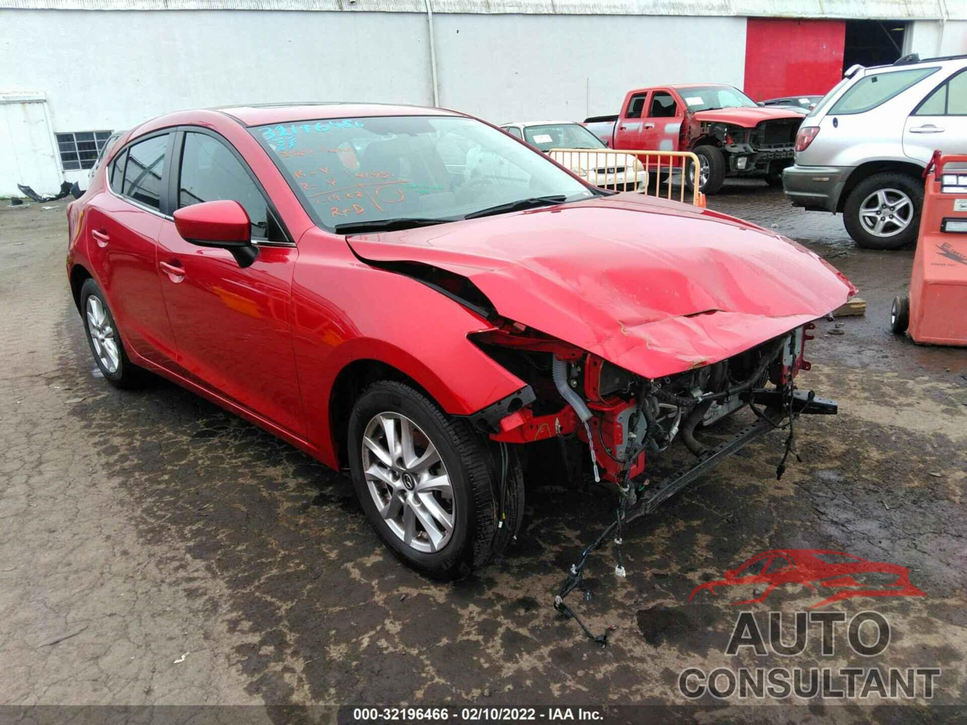 MAZDA MAZDA3 2016 - JM1BM1M74G1286398