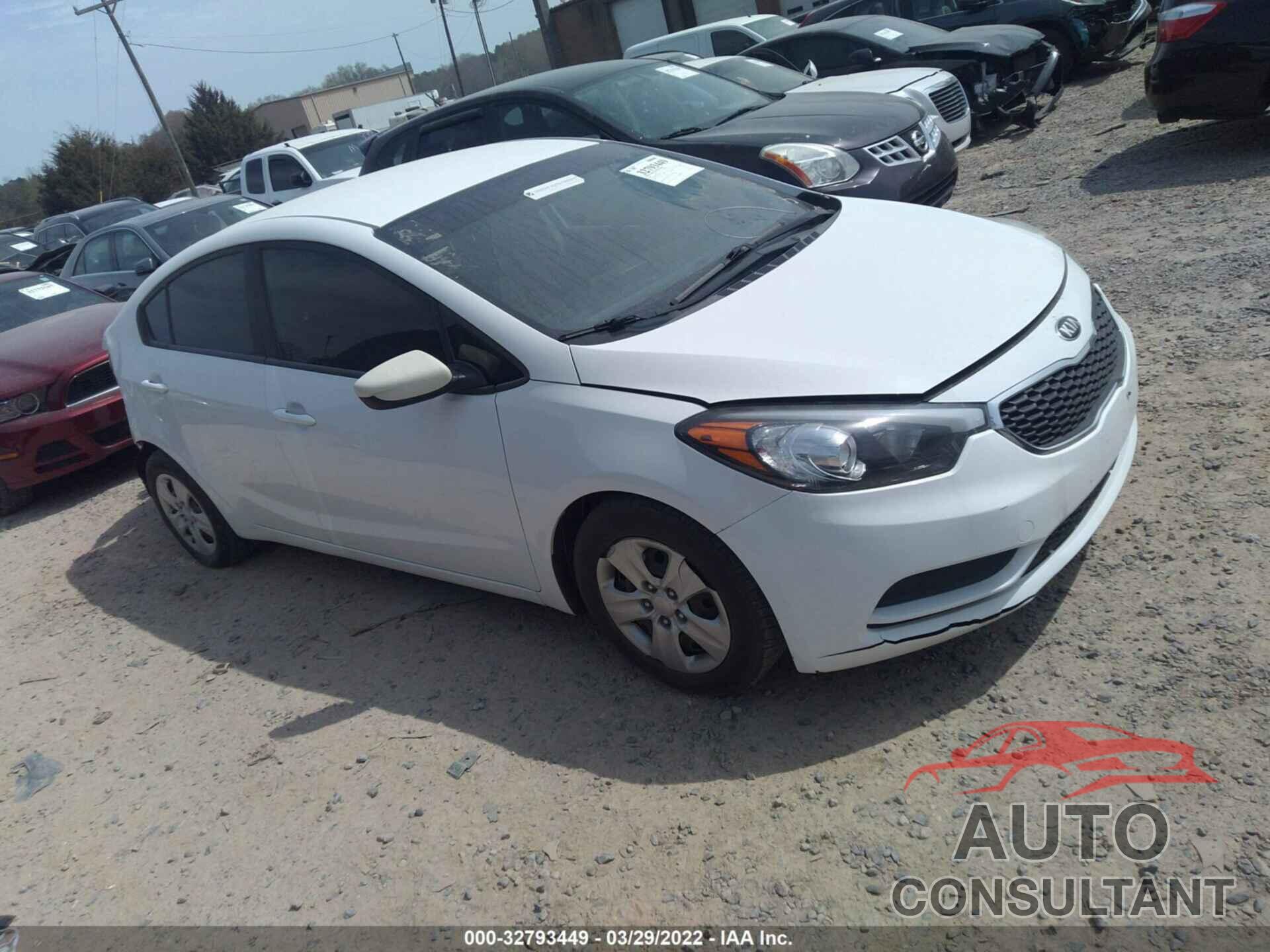 KIA FORTE 2016 - KNAFK4A69G5617292