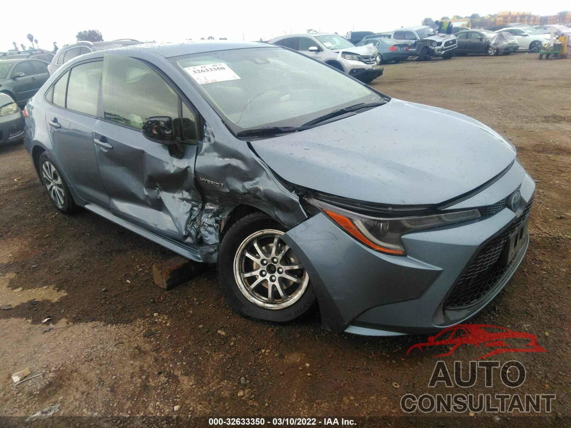 TOYOTA COROLLA 2020 - JTDEBRBE1LJ002240
