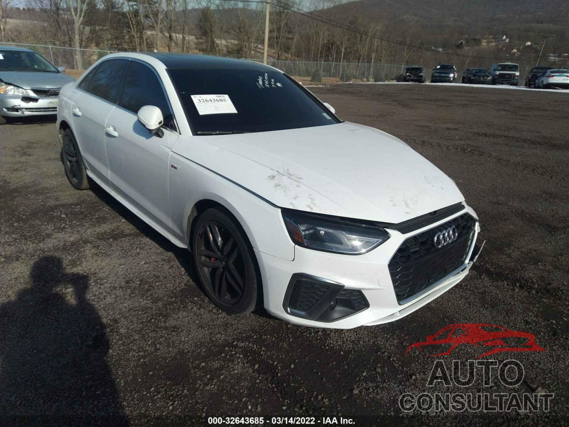 AUDI A4 2020 - WAUDNAF43LN007077