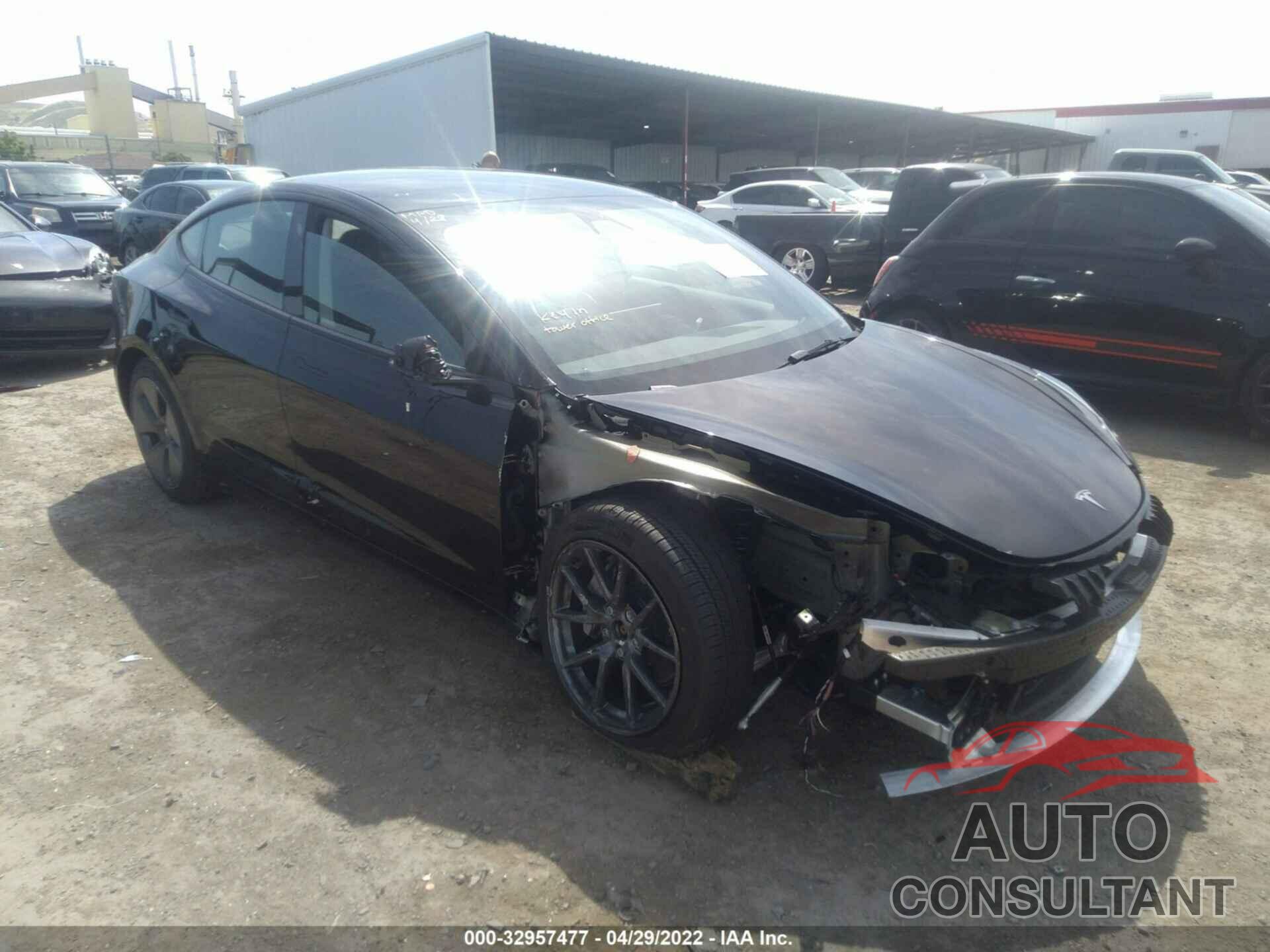 TESLA MODEL 3 2022 - 5YJ3E1EB4NF124988