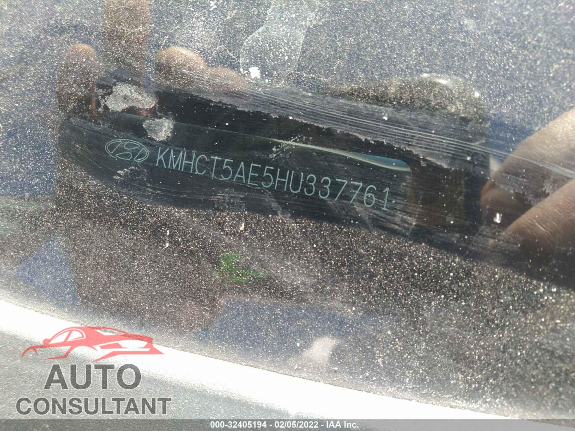 HYUNDAI ACCENT 2017 - KMHCT5AE5HU337761