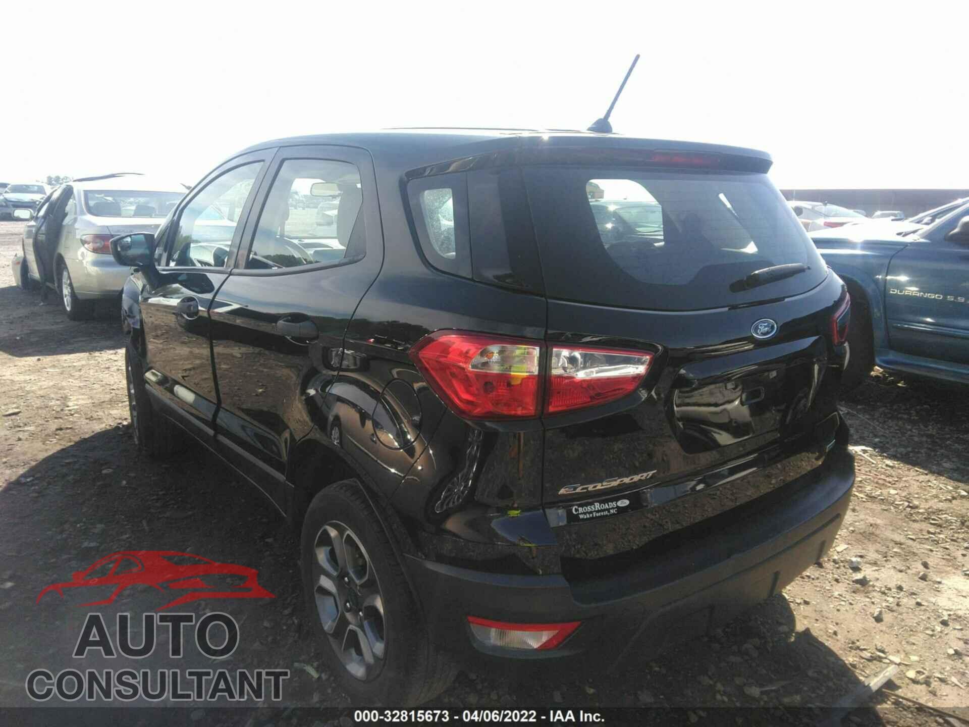 FORD ECOSPORT 2019 - MAJ3S2FE8KC293983