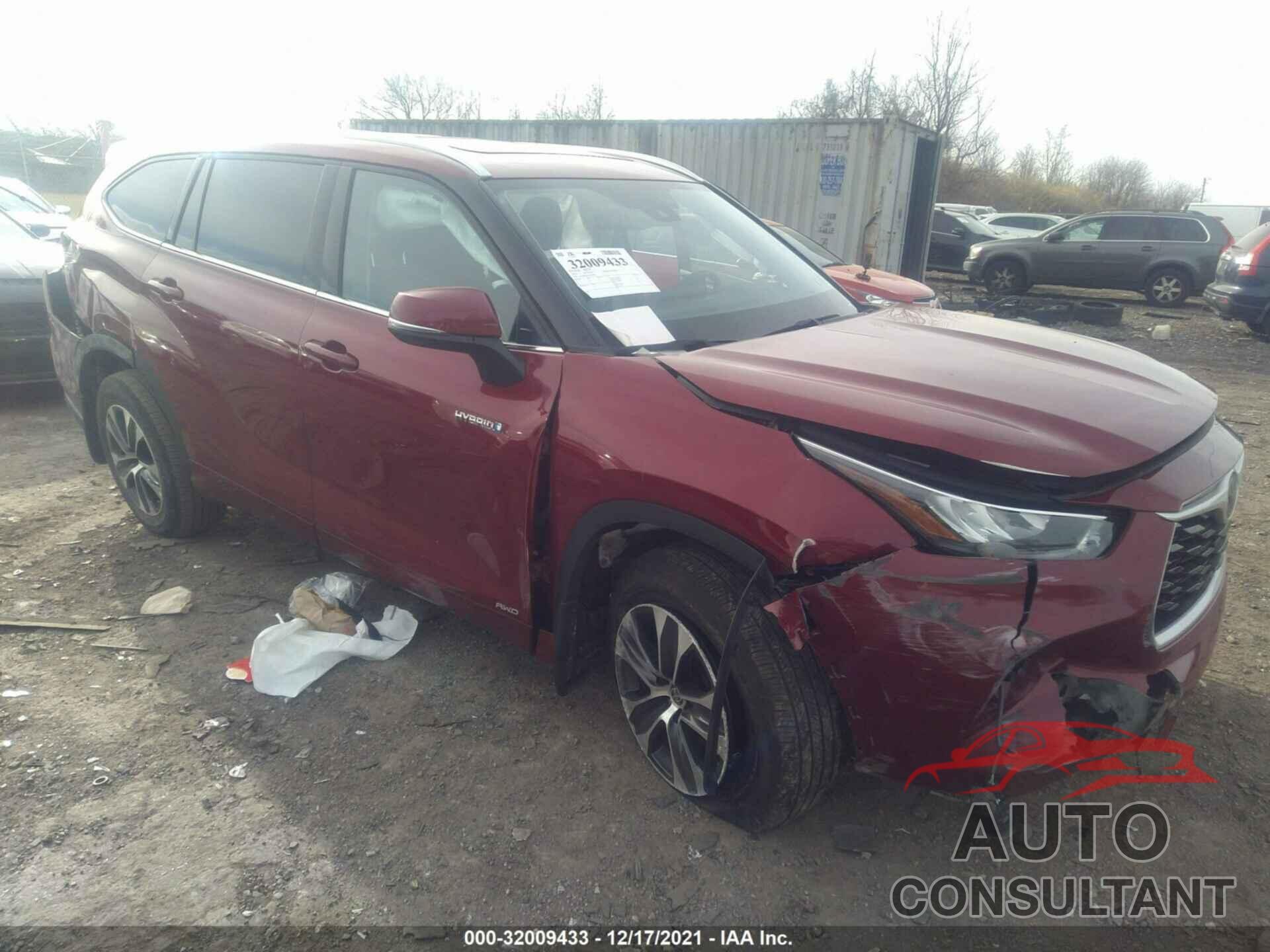 TOYOTA HIGHLANDER 2020 - 5TDHBRCH5LS001486
