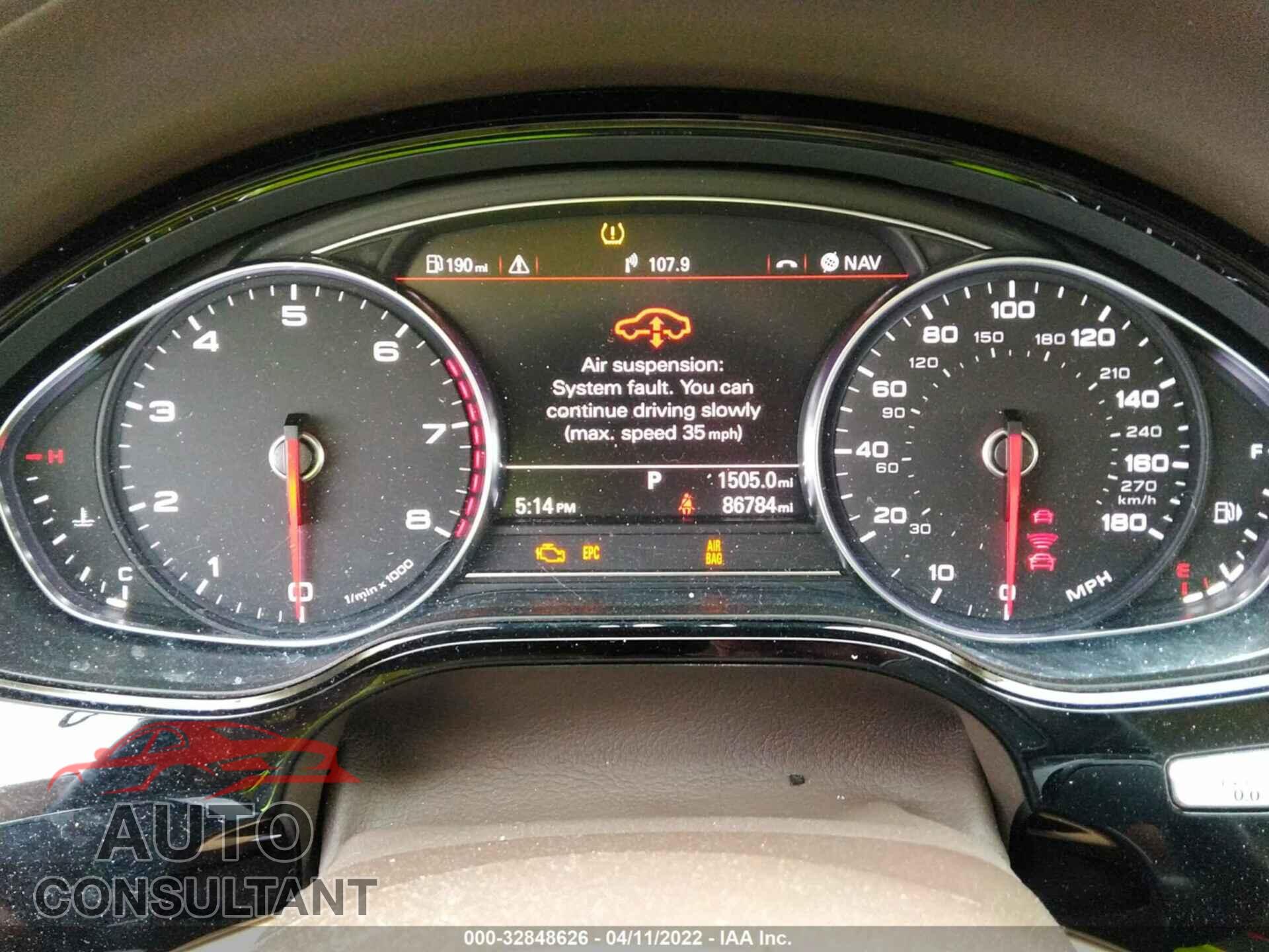 AUDI A8 L 2016 - WAU34AFD9GN013549