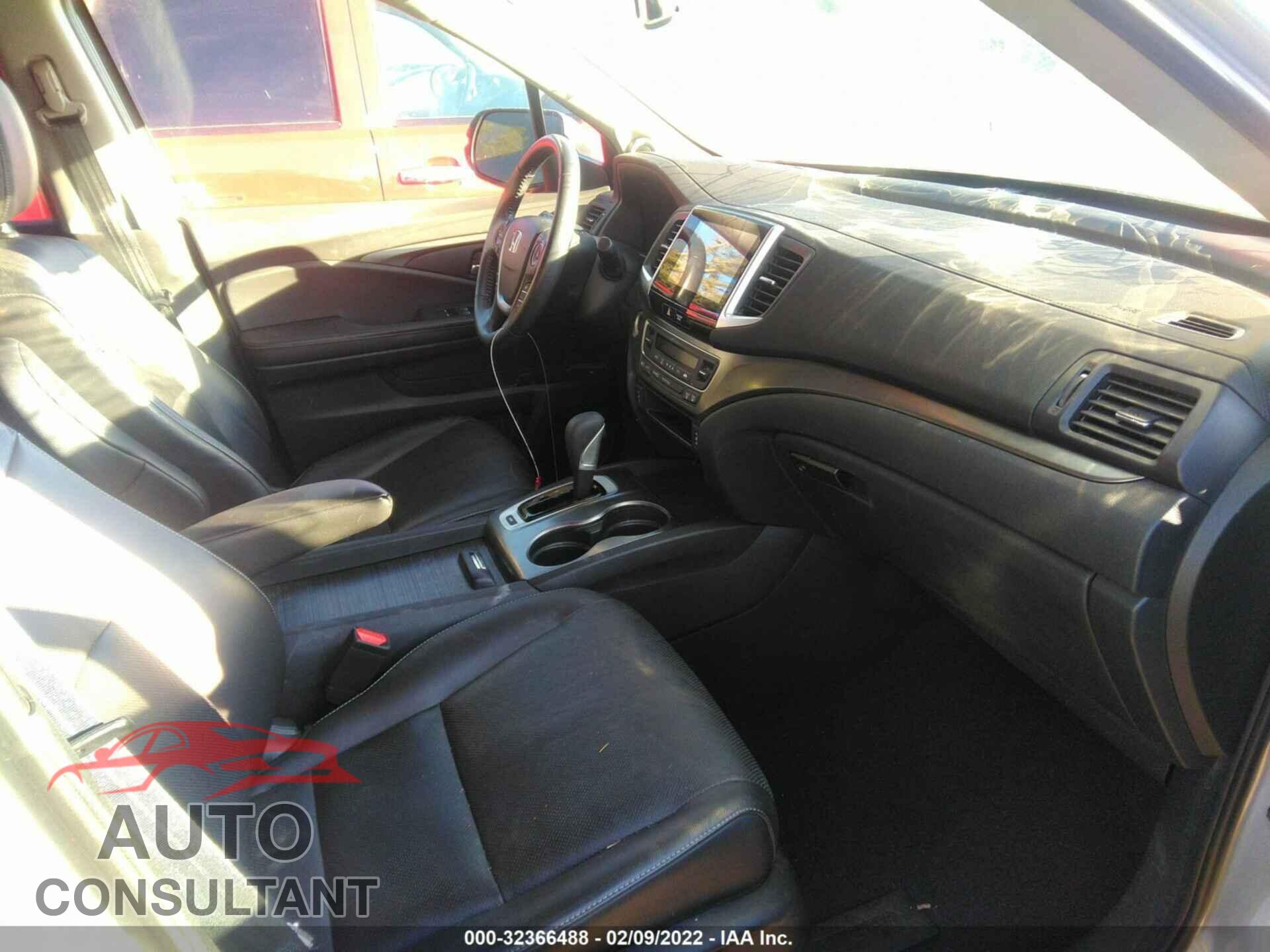 HONDA RIDGELINE 2017 - 5FPYK2F67HB004359