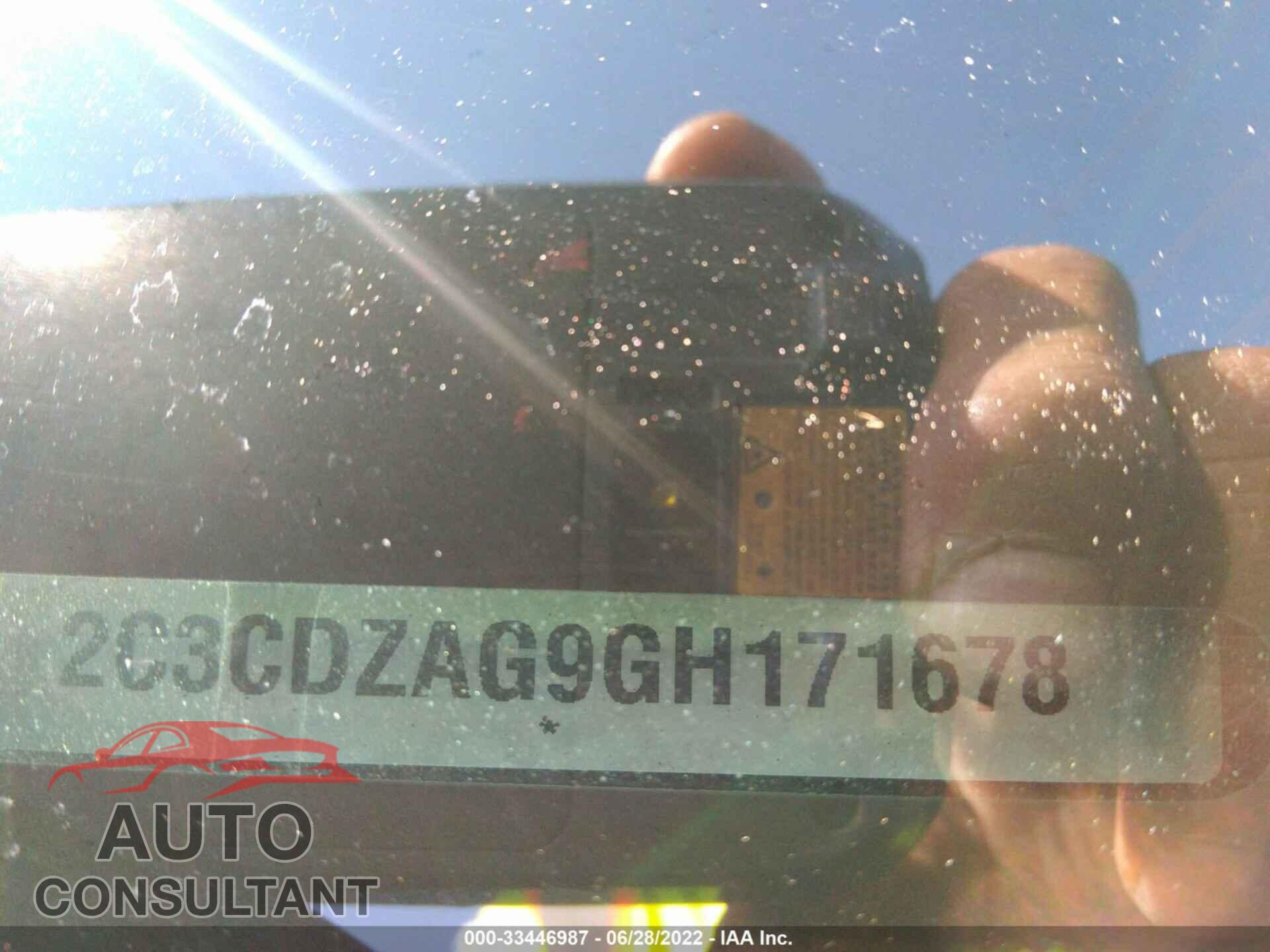 DODGE CHALLENGER 2016 - 2C3CDZAG9GH171678