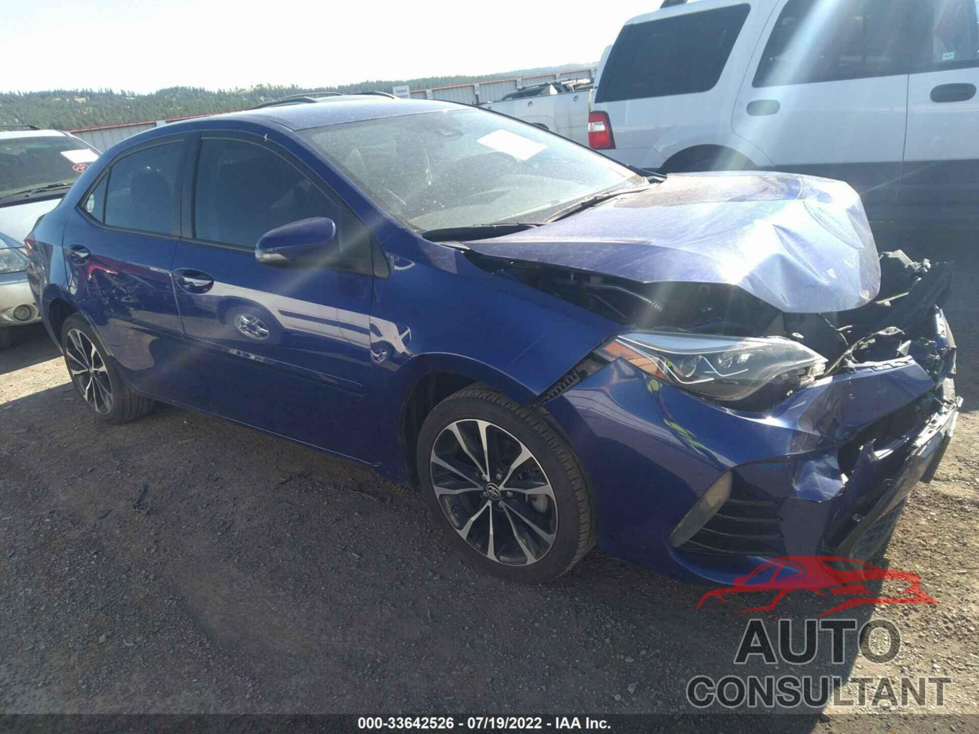 TOYOTA COROLLA 2018 - 5YFBURHE0JP764178