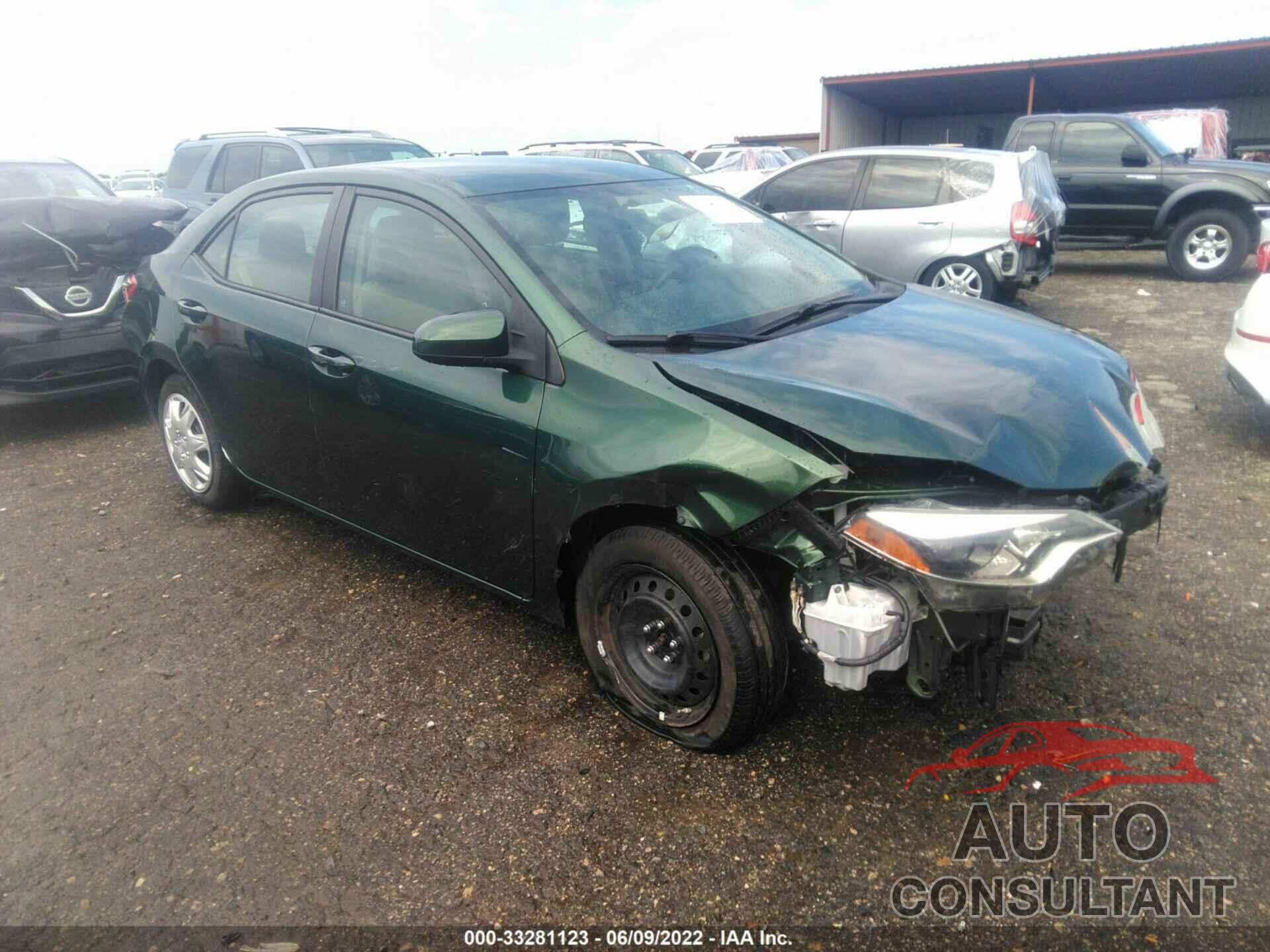 TOYOTA COROLLA 2016 - 2T1BURHEXGC719709