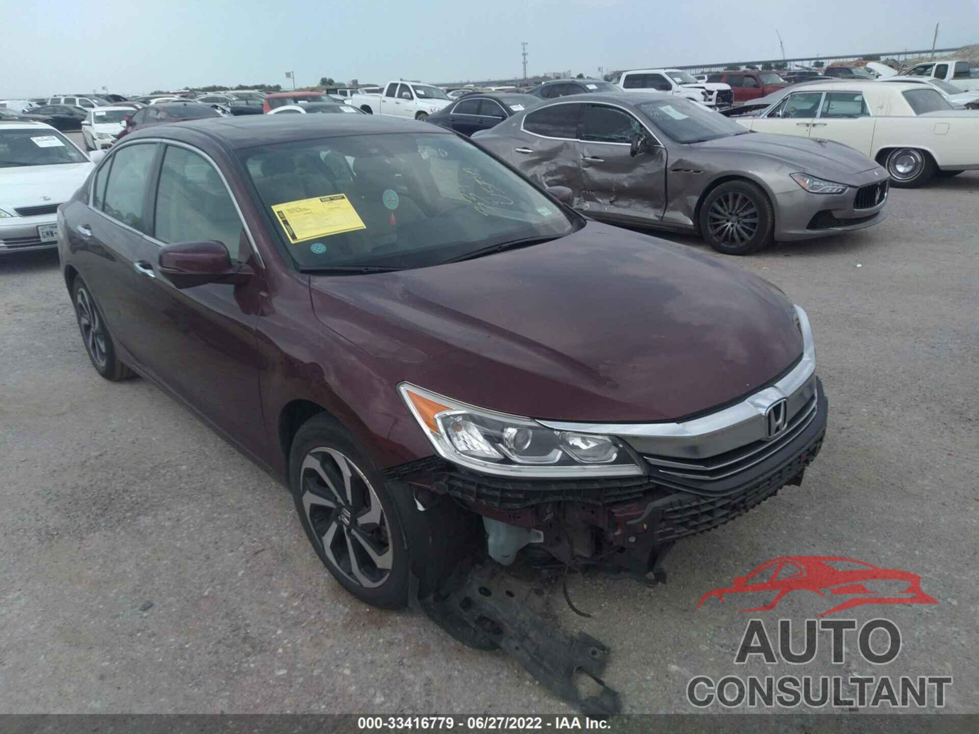 HONDA ACCORD SEDAN 2016 - 1HGCR2F8XGA218965